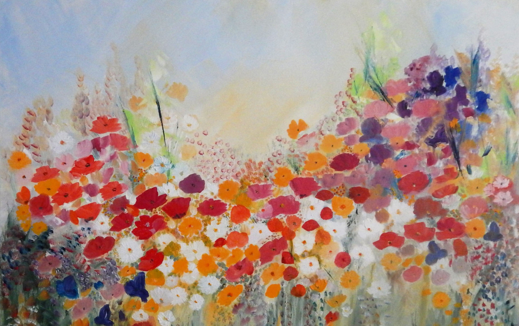 Lydie Massou, Le temps d'un été, painting - Artalistic online contemporary art buying and selling gallery