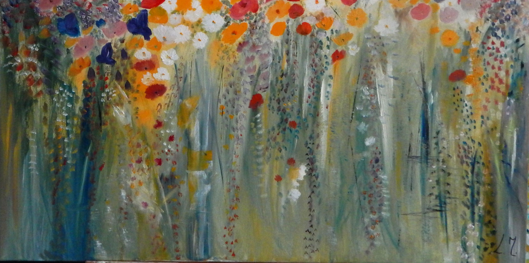 Lydie Massou, Le temps d'un été, painting - Artalistic online contemporary art buying and selling gallery