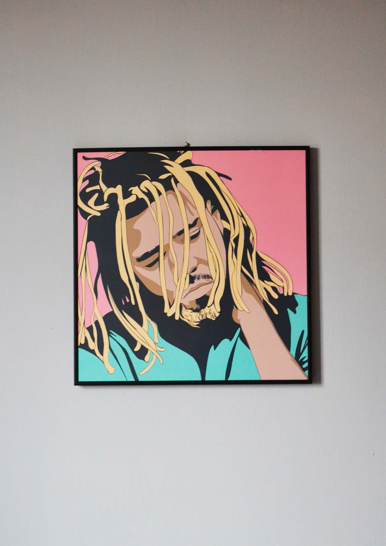 Contemporary Art Vector Illustration J Cole Romain Berfroi