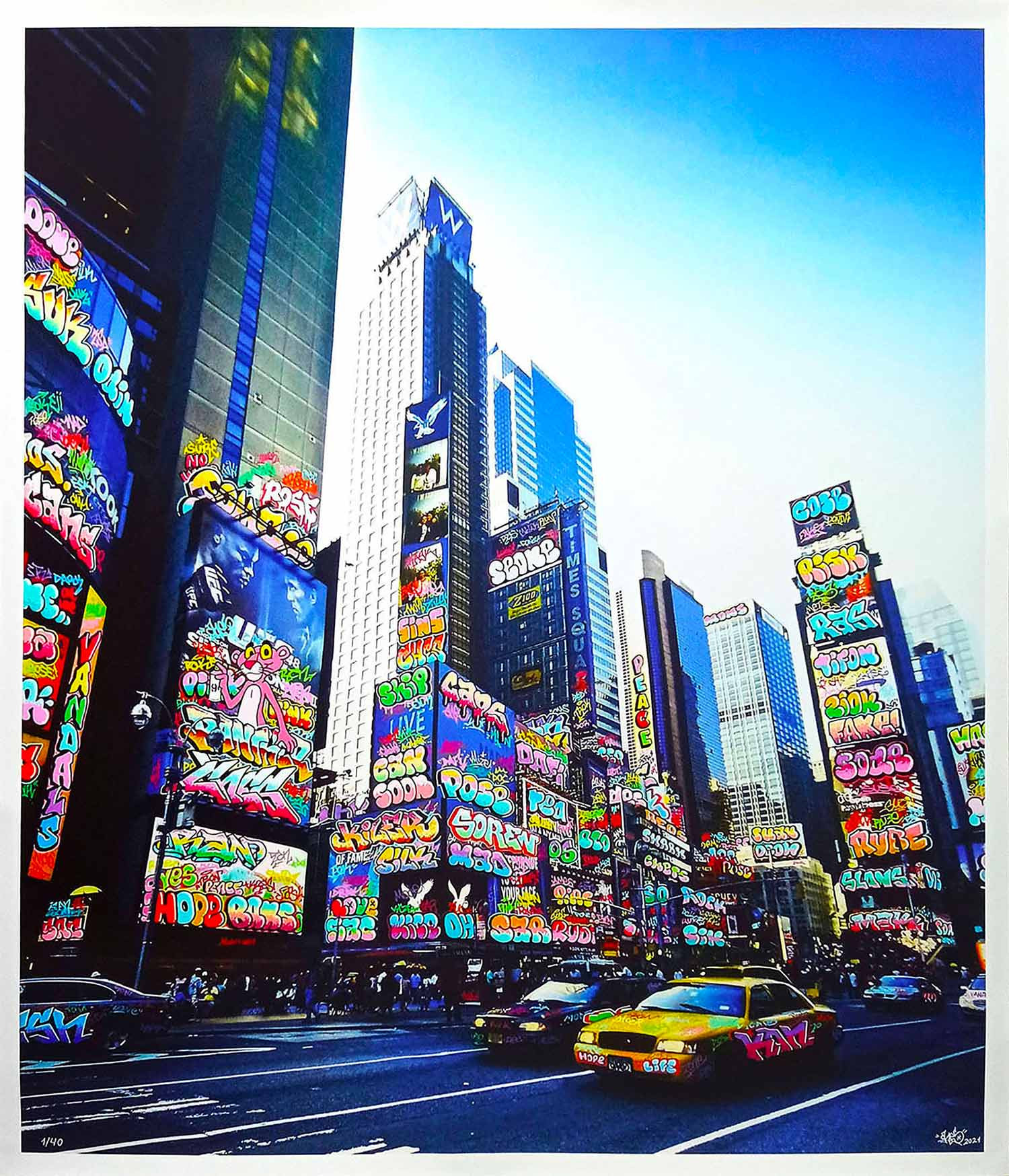 Ches, Vandalism in Manhattan, edition - Artalistic online contemporary art buying and selling gallery