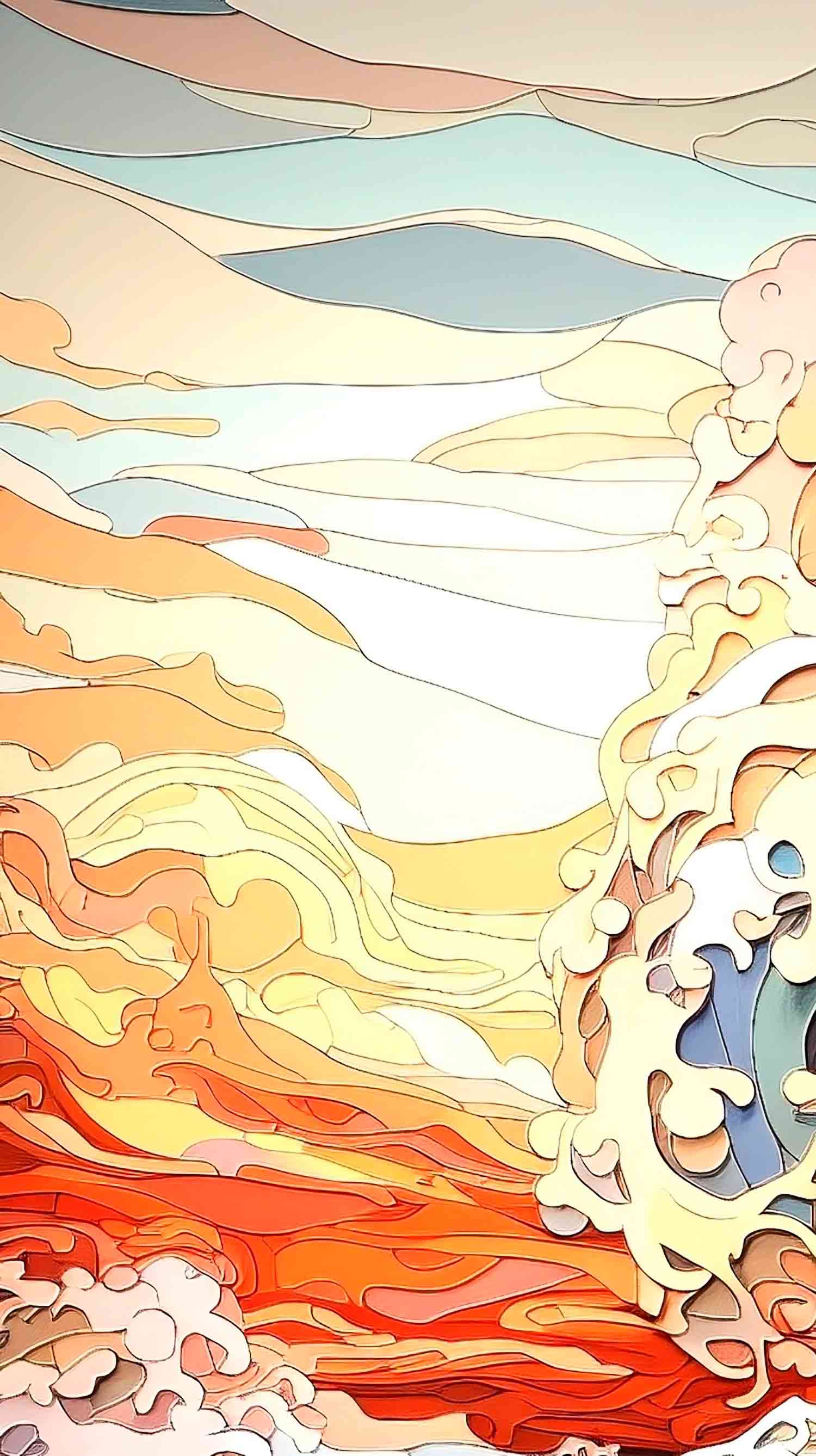 F.Font, Les vagues japonaises, edition - Artalistic online contemporary art buying and selling gallery