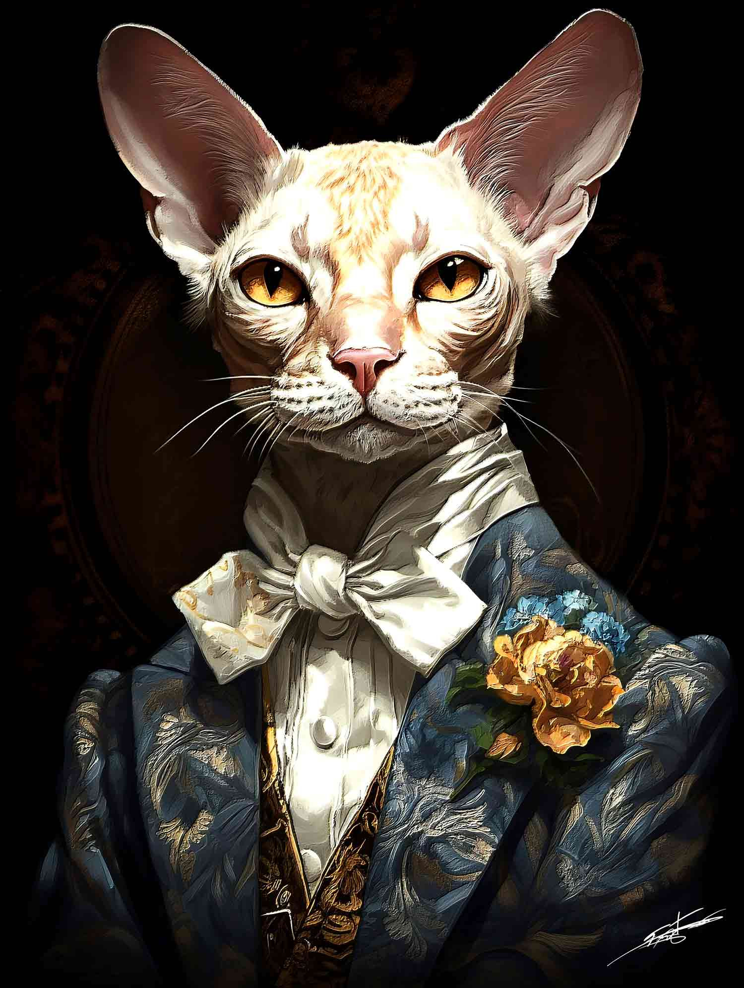 F.Font, L'élégance et le chat, Edition - Artalistic online contemporary art buying and selling gallery