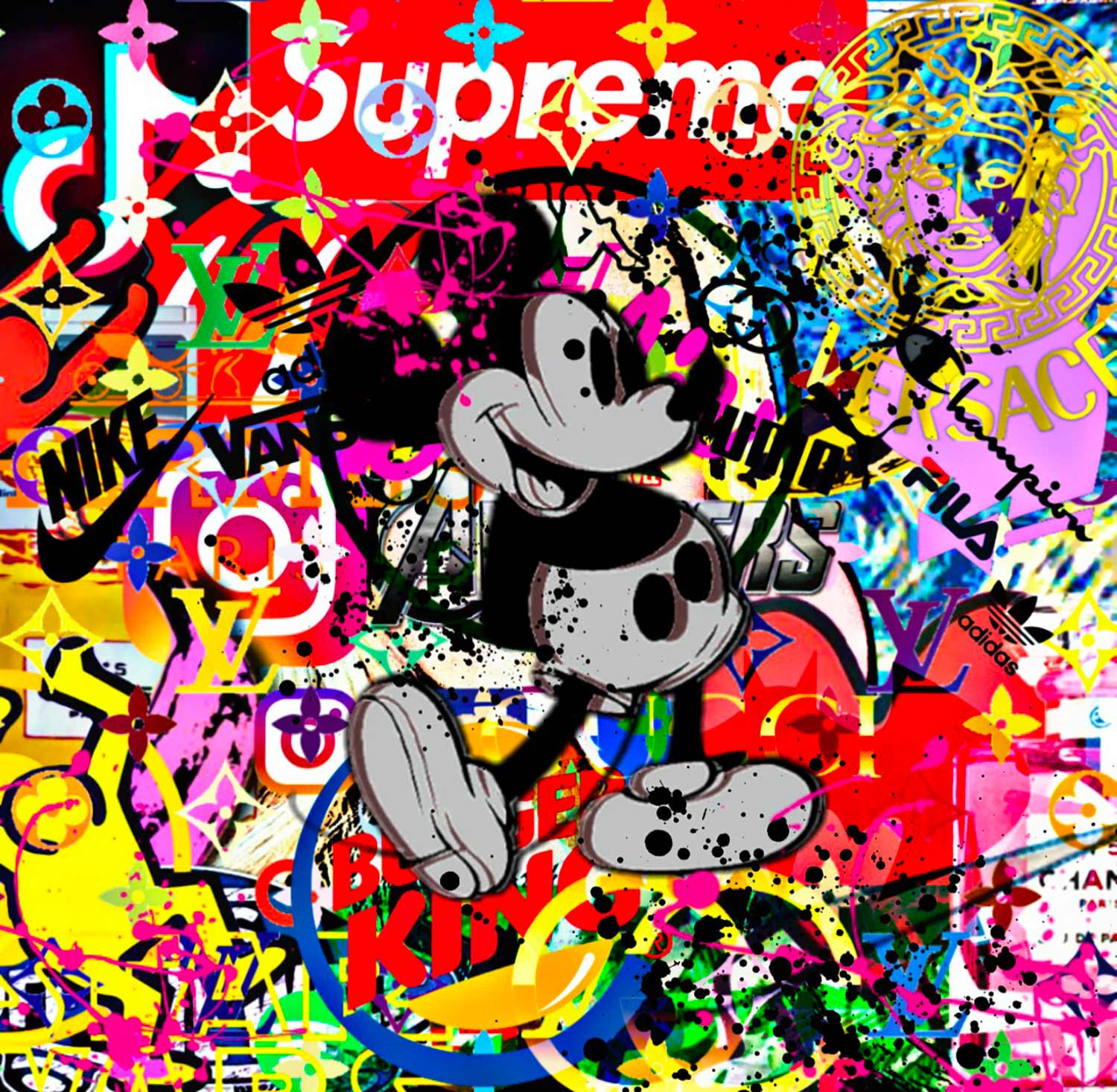Mickey Supreme Poster by Rafa Struick - Fine Art America