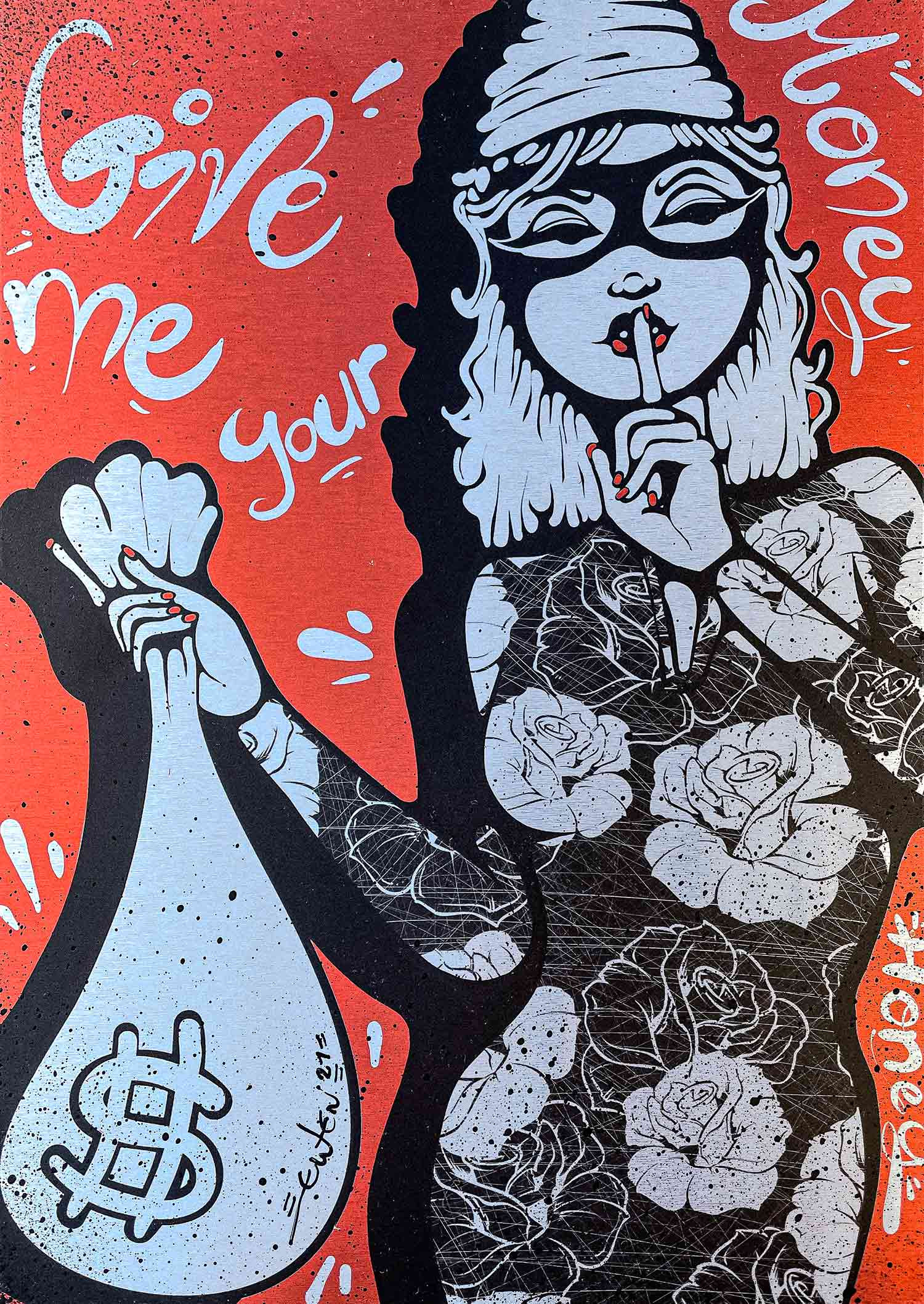 Ewen Gur, Give me your money, honey!, edition - Artalistic online contemporary art buying and selling gallery