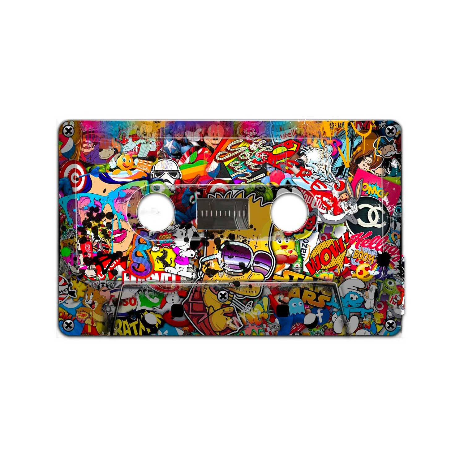 Lascaz, Pop Art Tape, edition - Artalistic online contemporary art buying and selling gallery