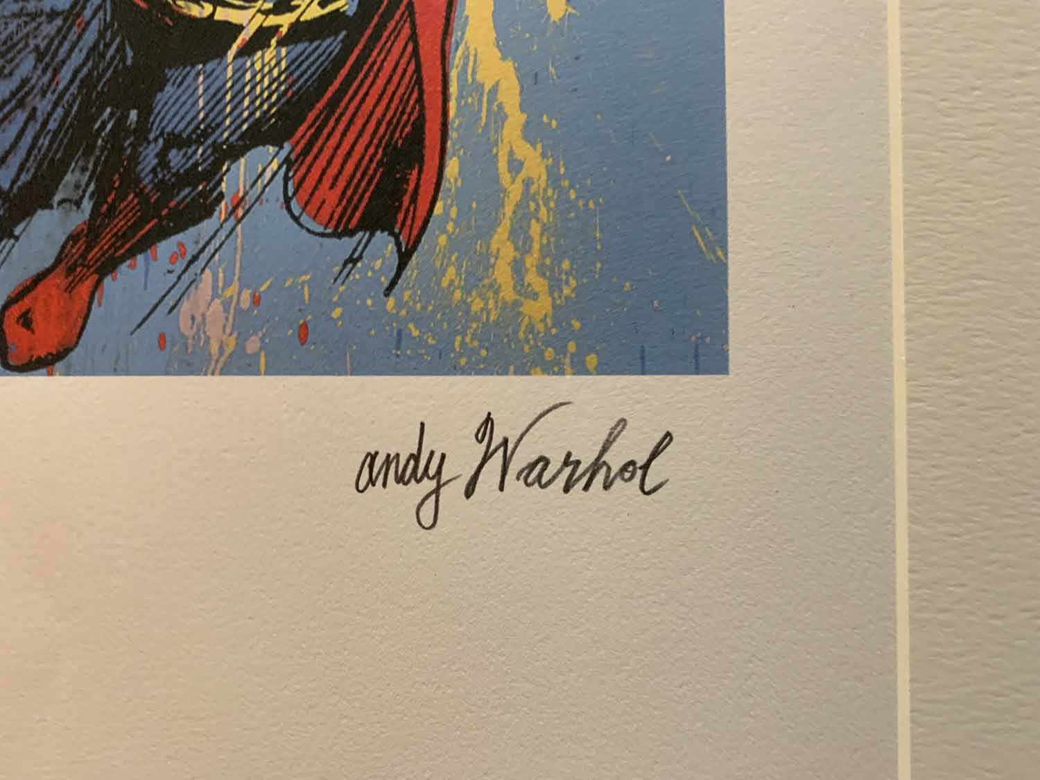 Andy Warhol, Superman, Edition - Artalistic online contemporary art buying and selling gallery
