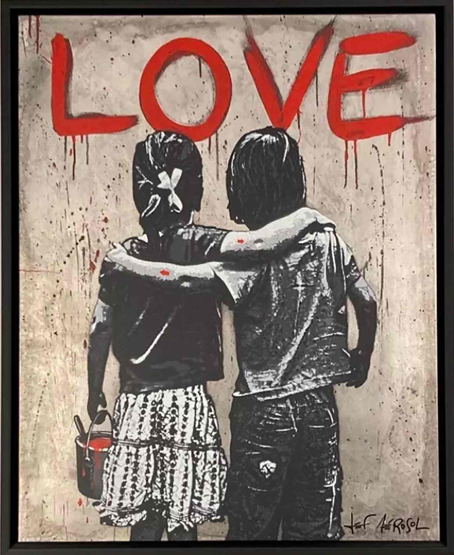 Jef Aerosol, Love, edition - Artalistic online contemporary art buying and selling gallery