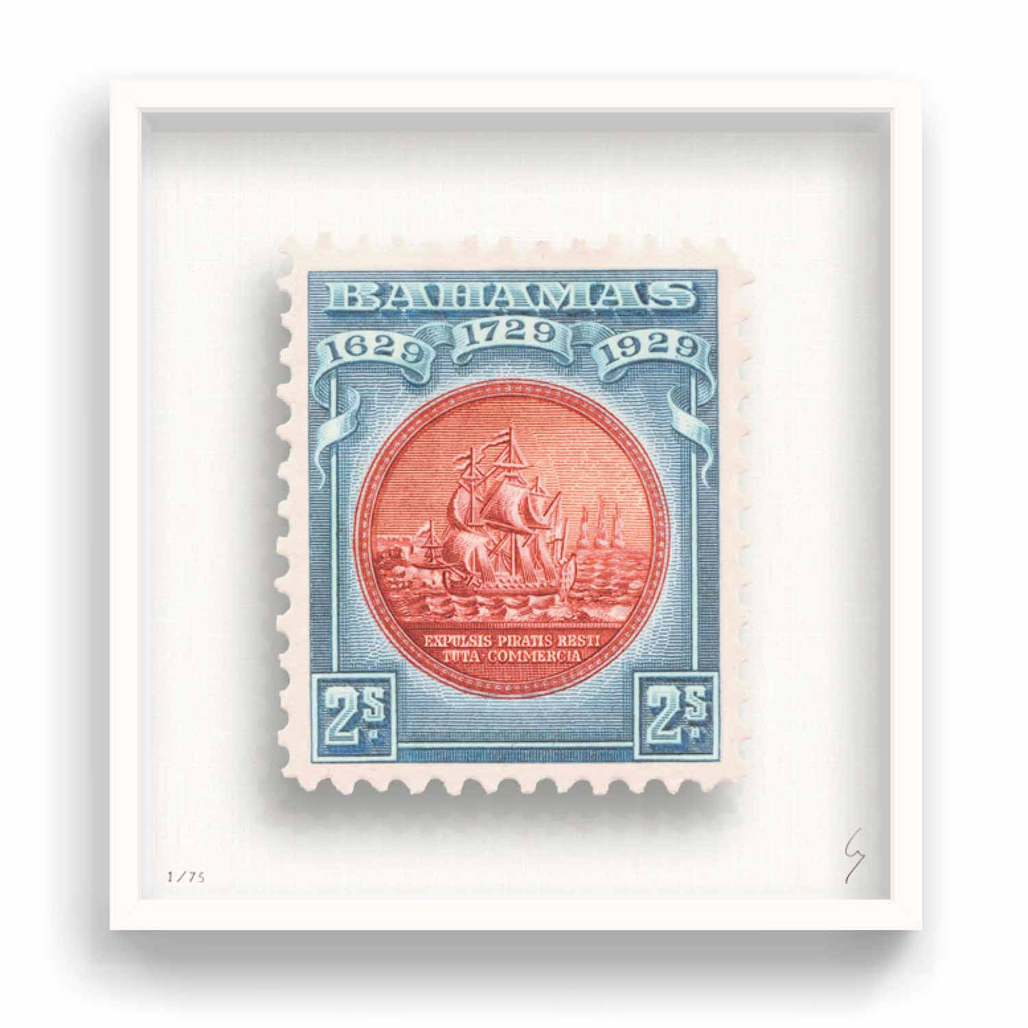 Guy Bee, Bahamas Stamp, Edition - Artalistic online contemporary art buying and selling gallery