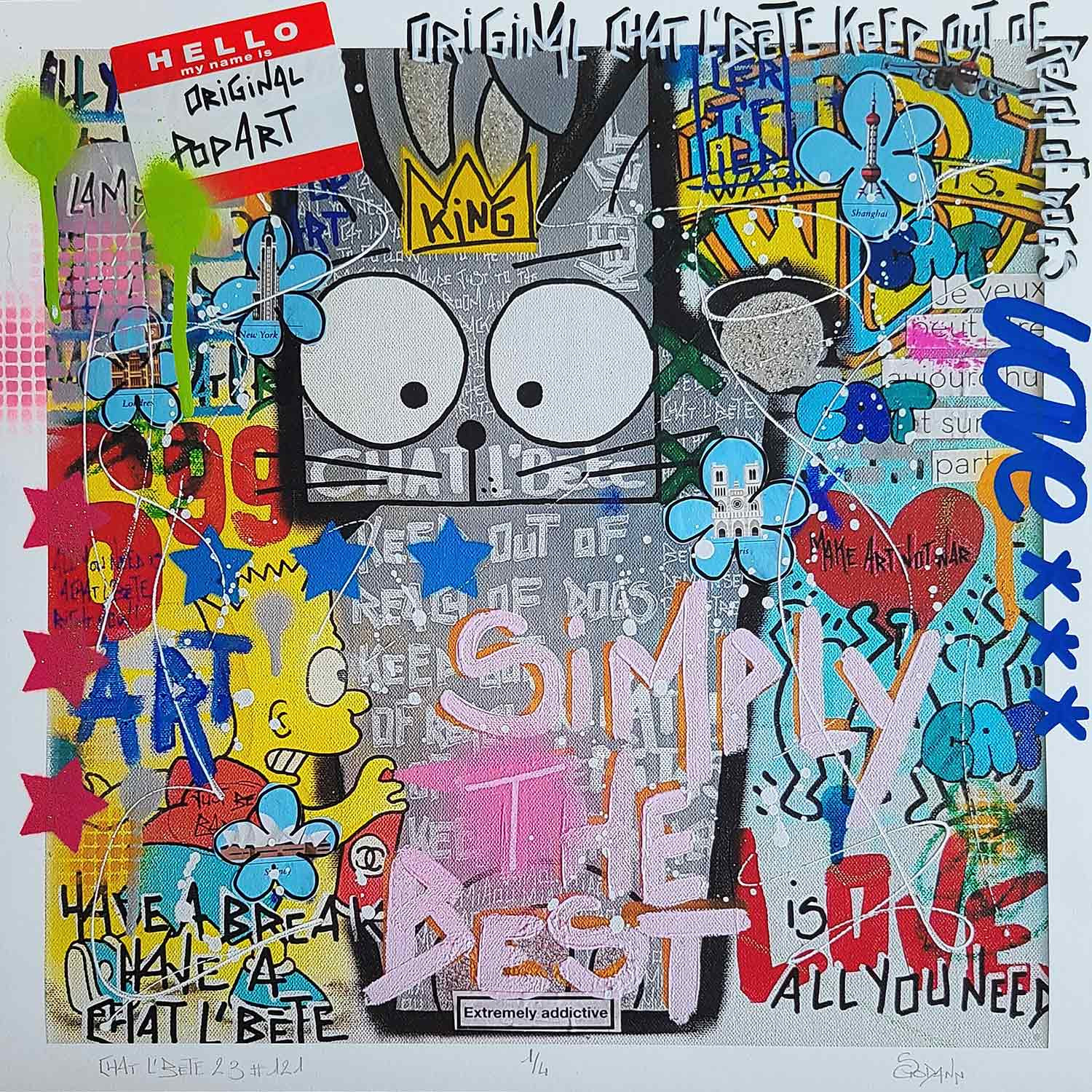 Stéphanie Godann, Chat l'bête, edition - Artalistic online contemporary art buying and selling gallery