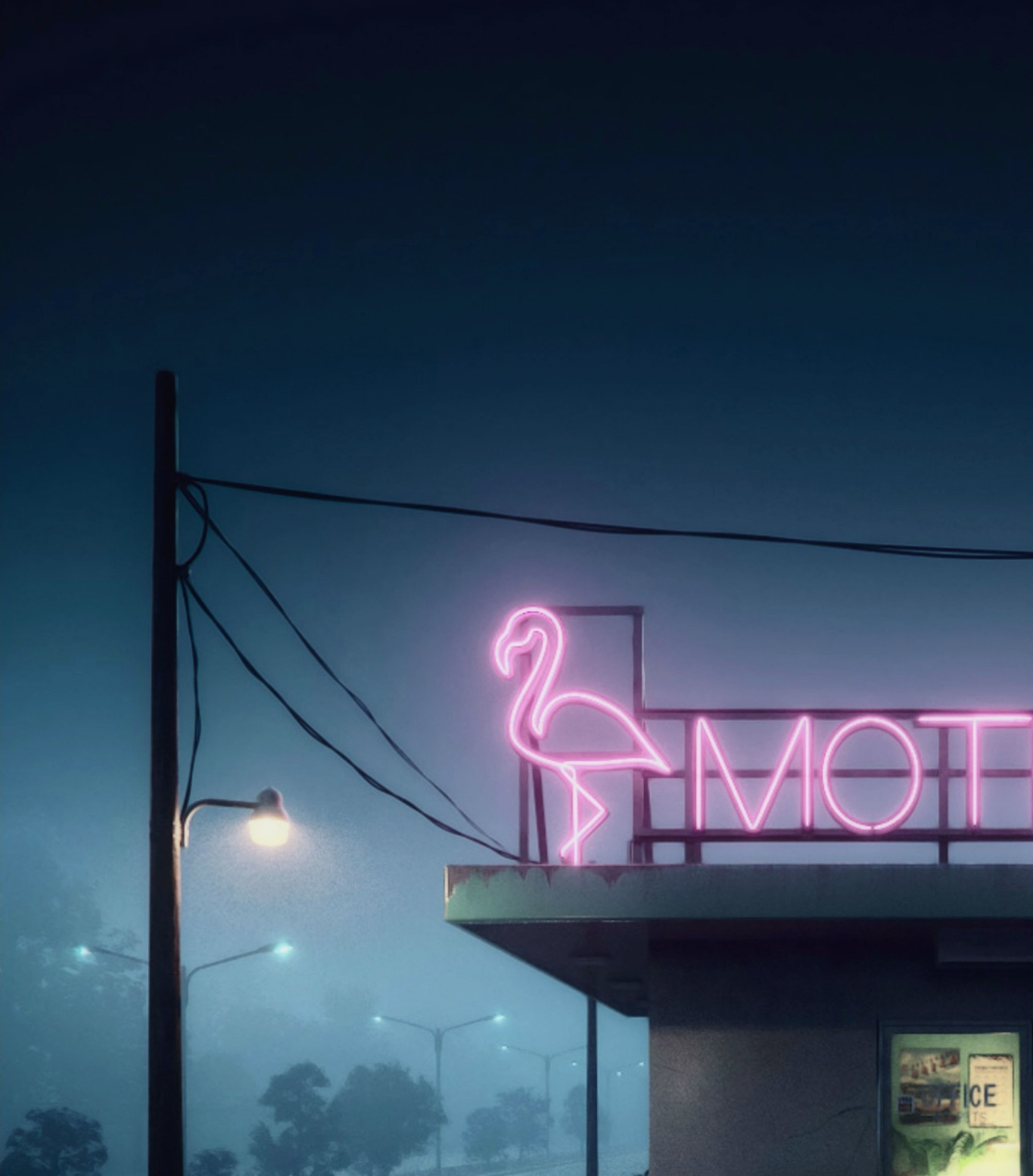 Mr Strange, Flamingo Motel, edition - Artalistic online contemporary art buying and selling gallery