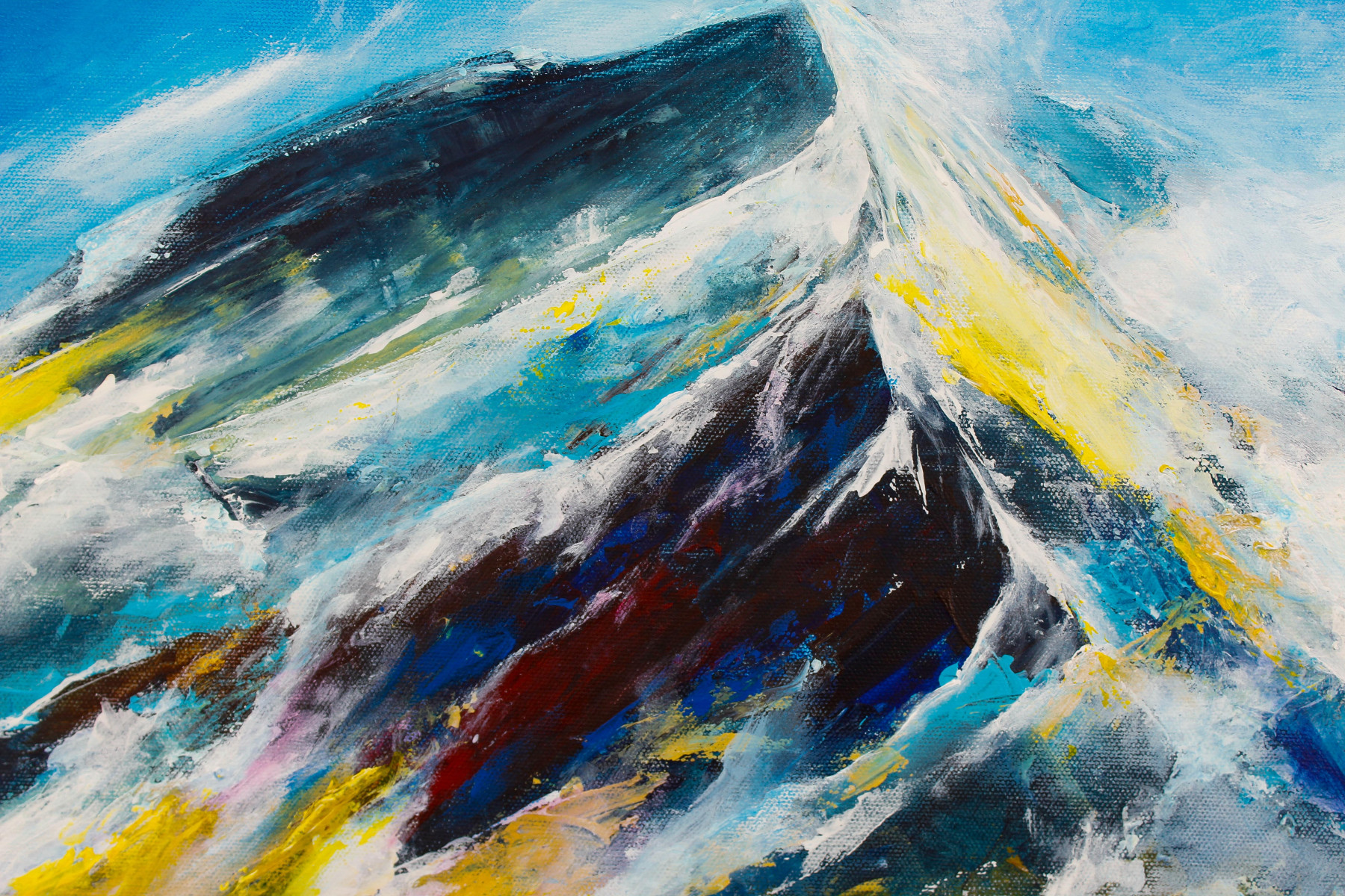Helena Monniello, Grand bleu, painting - Artalistic online contemporary art buying and selling gallery