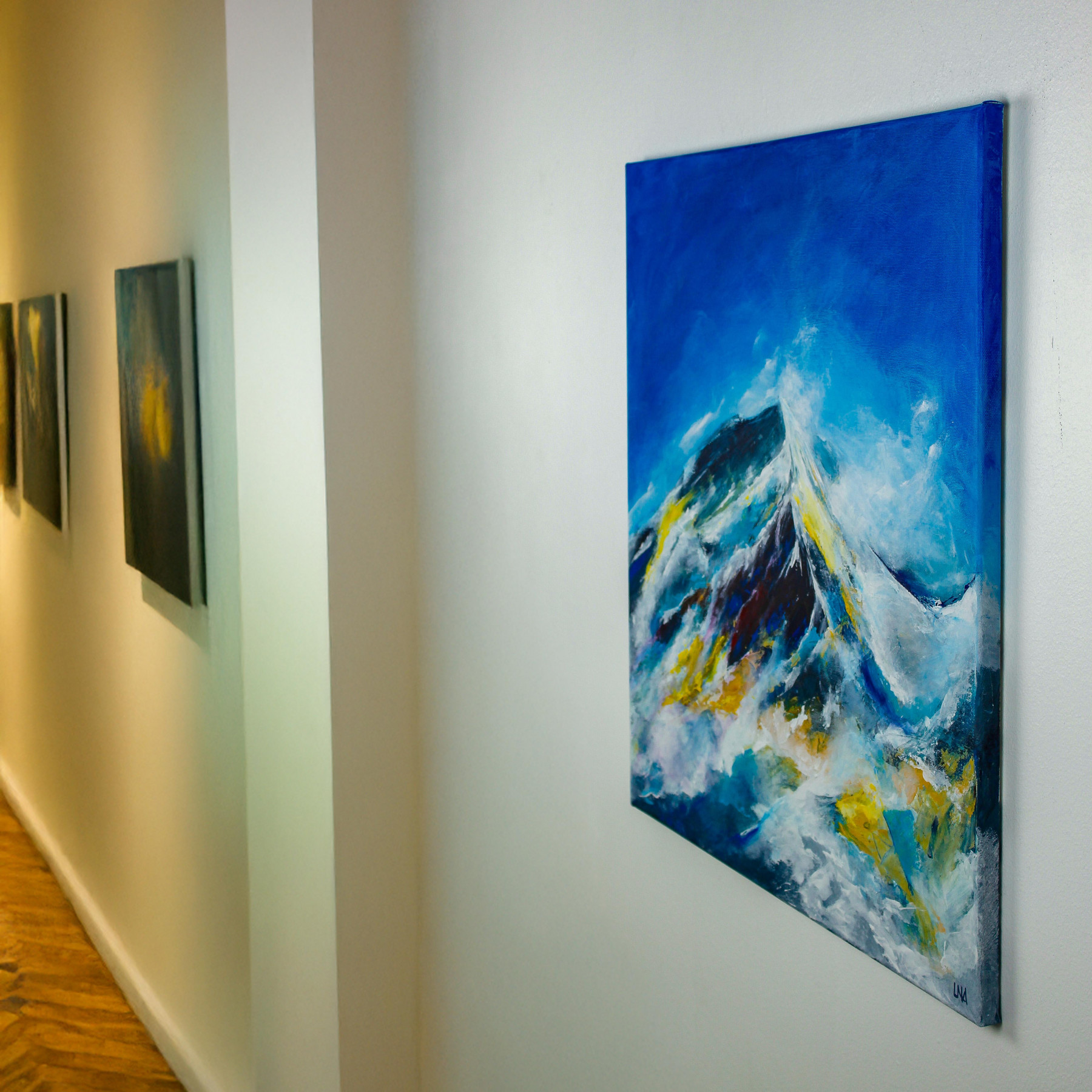 Helena Monniello, Grand bleu, painting - Artalistic online contemporary art buying and selling gallery