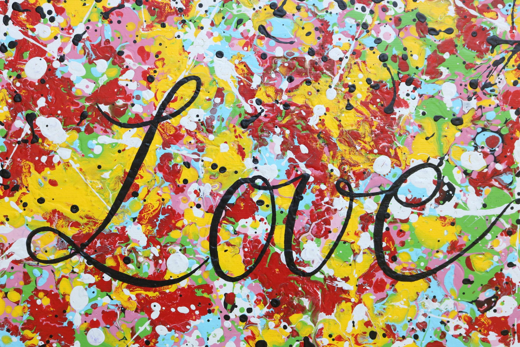 Isabelle Pelletane, Mini Love, painting - Artalistic online contemporary art buying and selling gallery