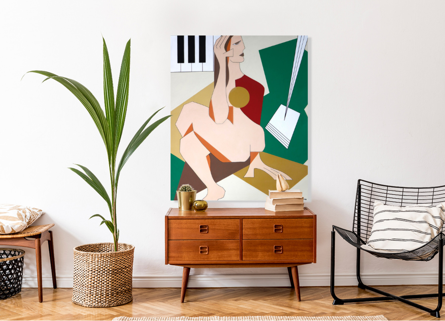 Hildegarde Handsaeme, Harmonie et formes, painting - Artalistic online contemporary art buying and selling gallery