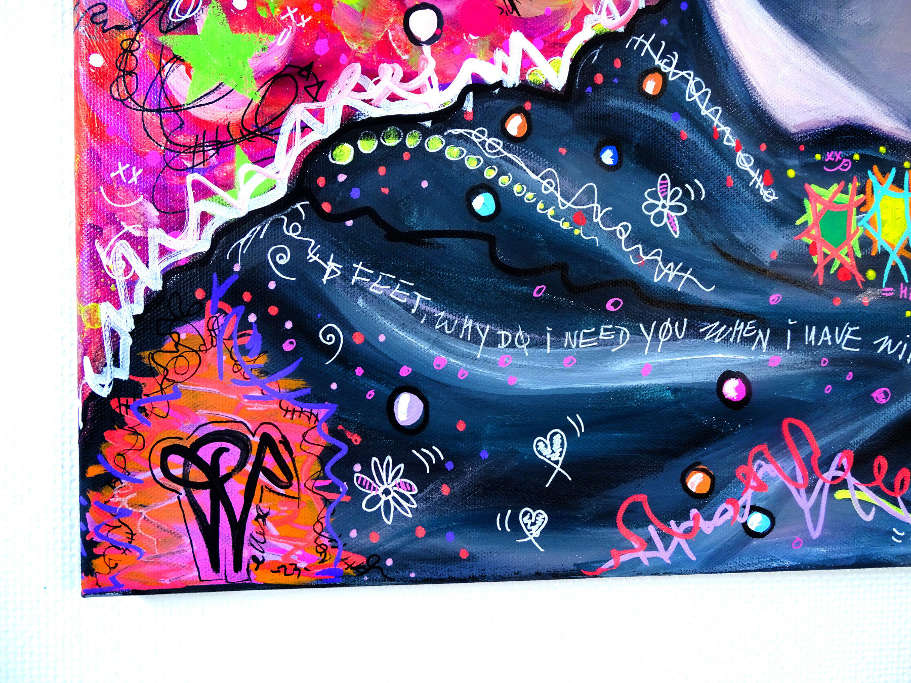 Priscilla Vettese, Hex Frida's Wings, painting - Artalistic online contemporary art buying and selling gallery