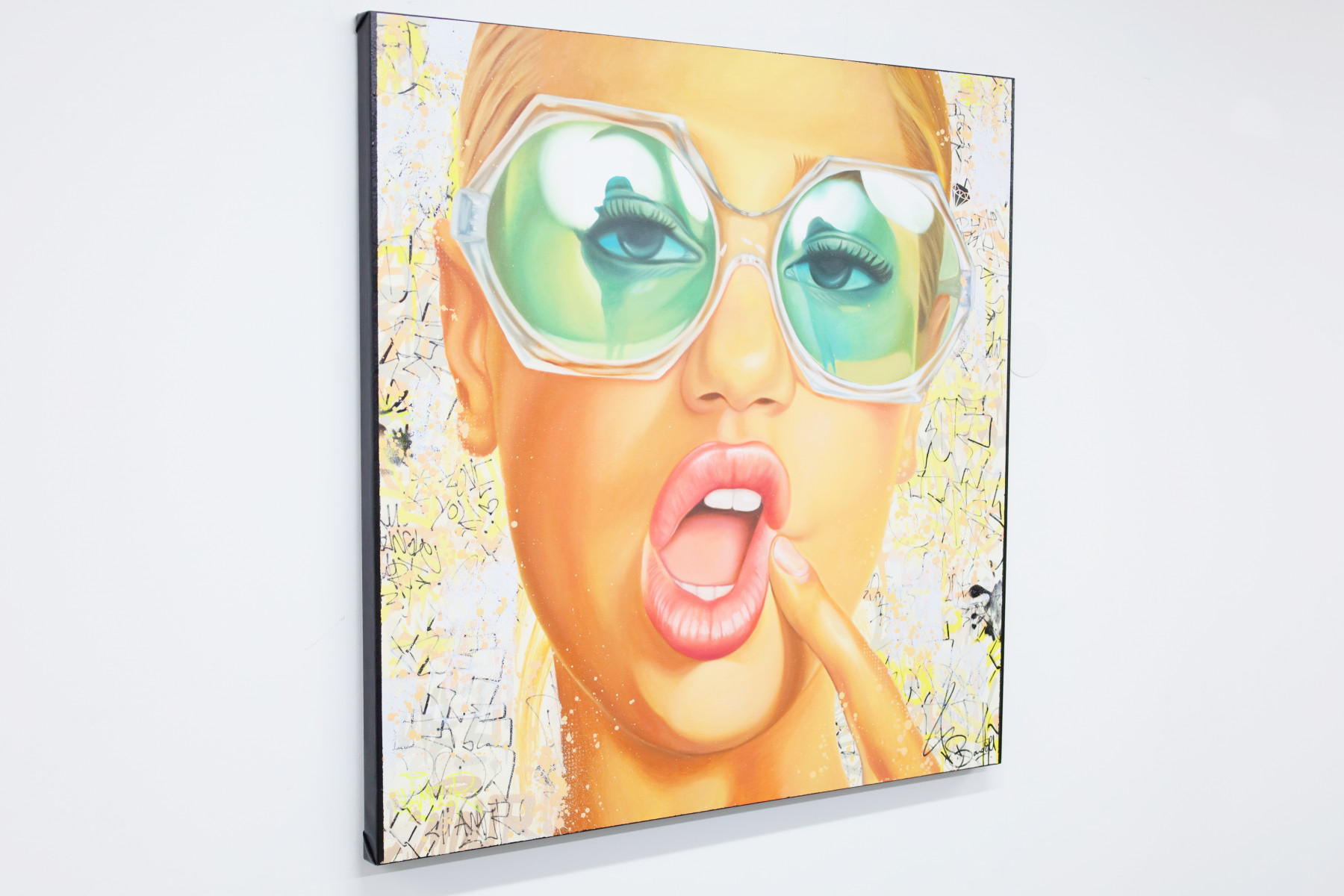 Vincent Bardou, Retro portrait, painting - Artalistic online contemporary art buying and selling gallery