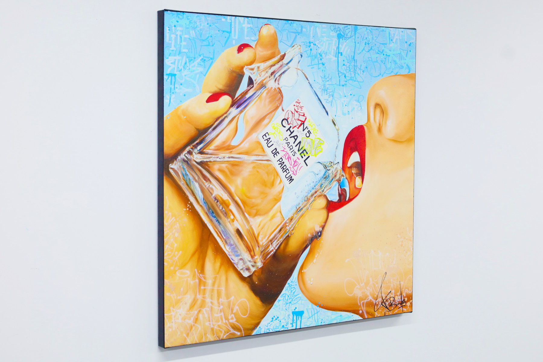 Vincent Bardou, Chanel N° 5, painting - Artalistic online contemporary art buying and selling gallery