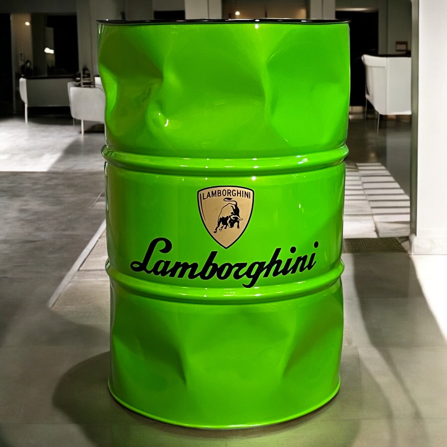 Guillaume Anthony, Baril Lamborghini, sculpture - Artalistic online contemporary art buying and selling gallery