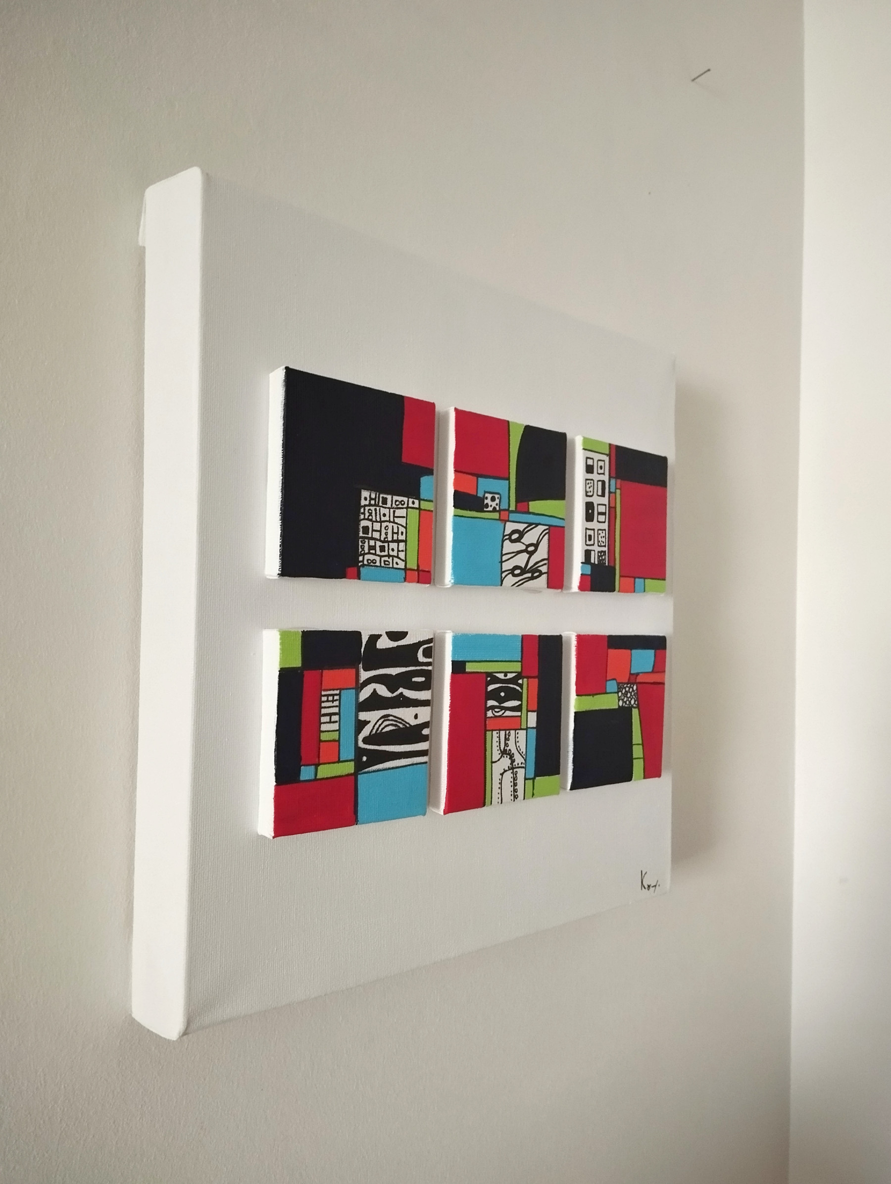 Carole Carpier, Carré VIP, painting - Artalistic online contemporary art buying and selling gallery