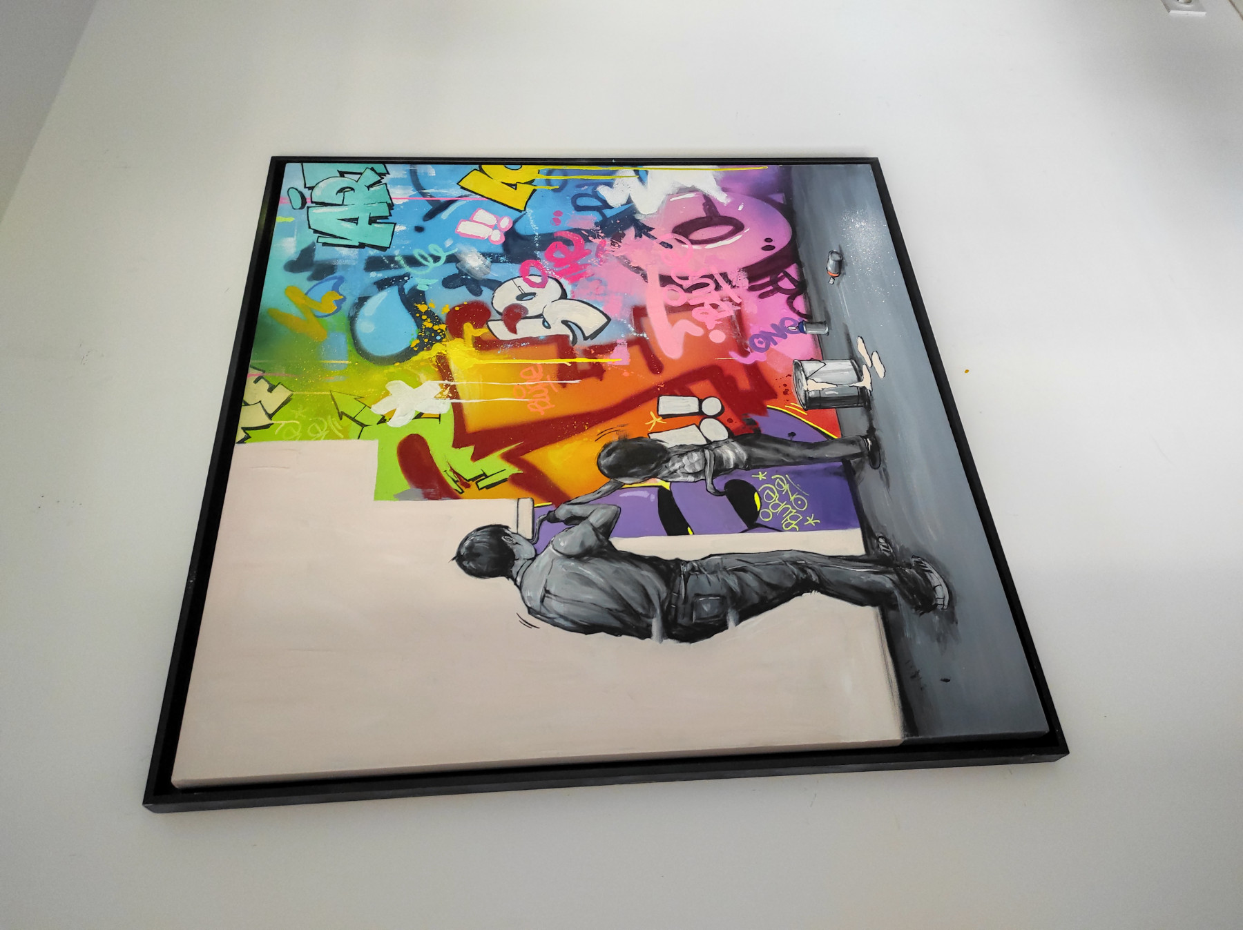 Blure, Try again, painting - Artalistic online contemporary art buying and selling gallery
