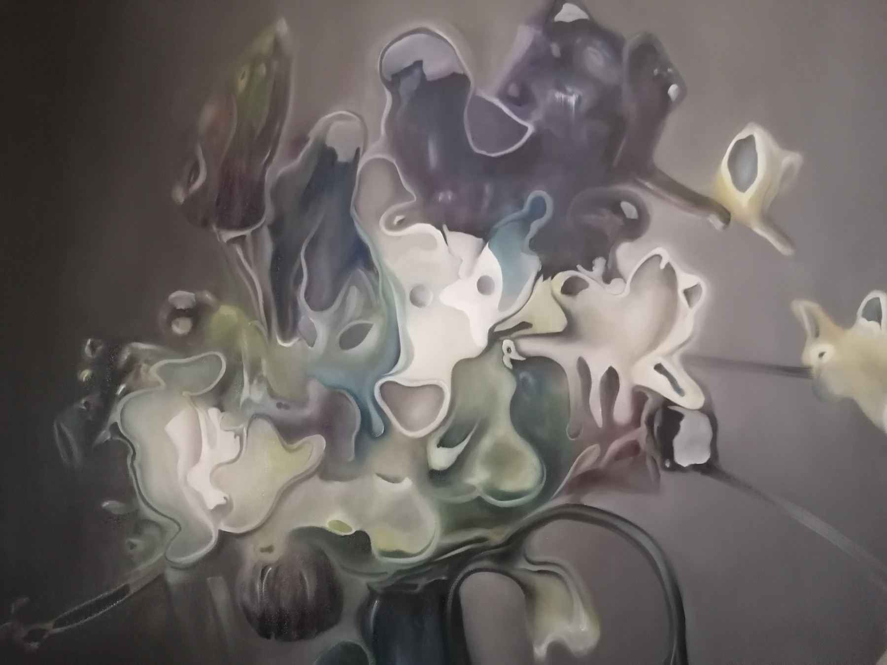 Stefano Mazzolini, Bluville, painting - Artalistic online contemporary art buying and selling gallery