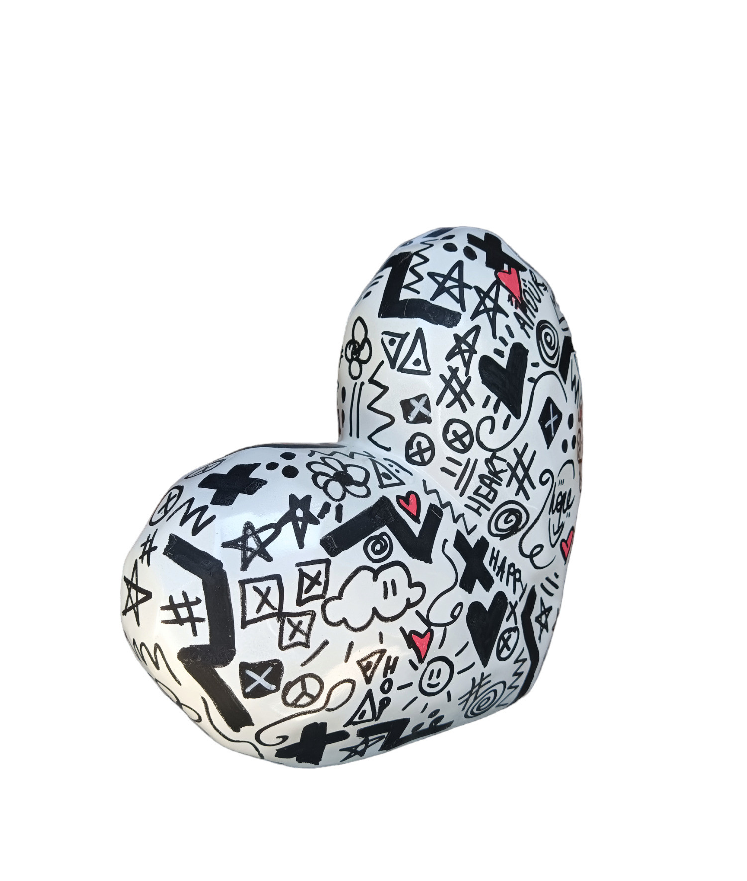 Mr Hope, Big heart hope, sculpture - Artalistic online contemporary art buying and selling gallery