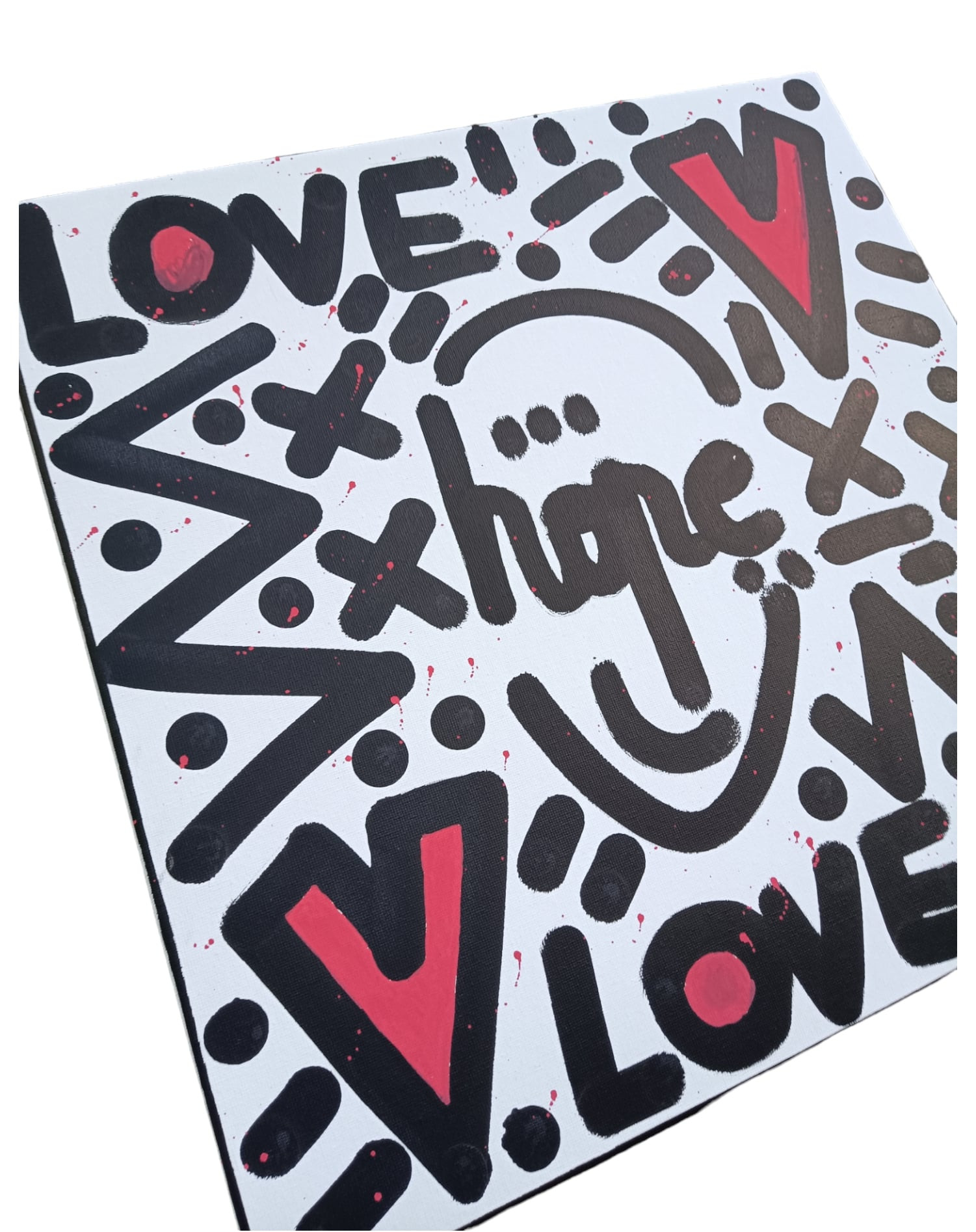 Mr Hope, Heart love, painting - Artalistic online contemporary art buying and selling gallery