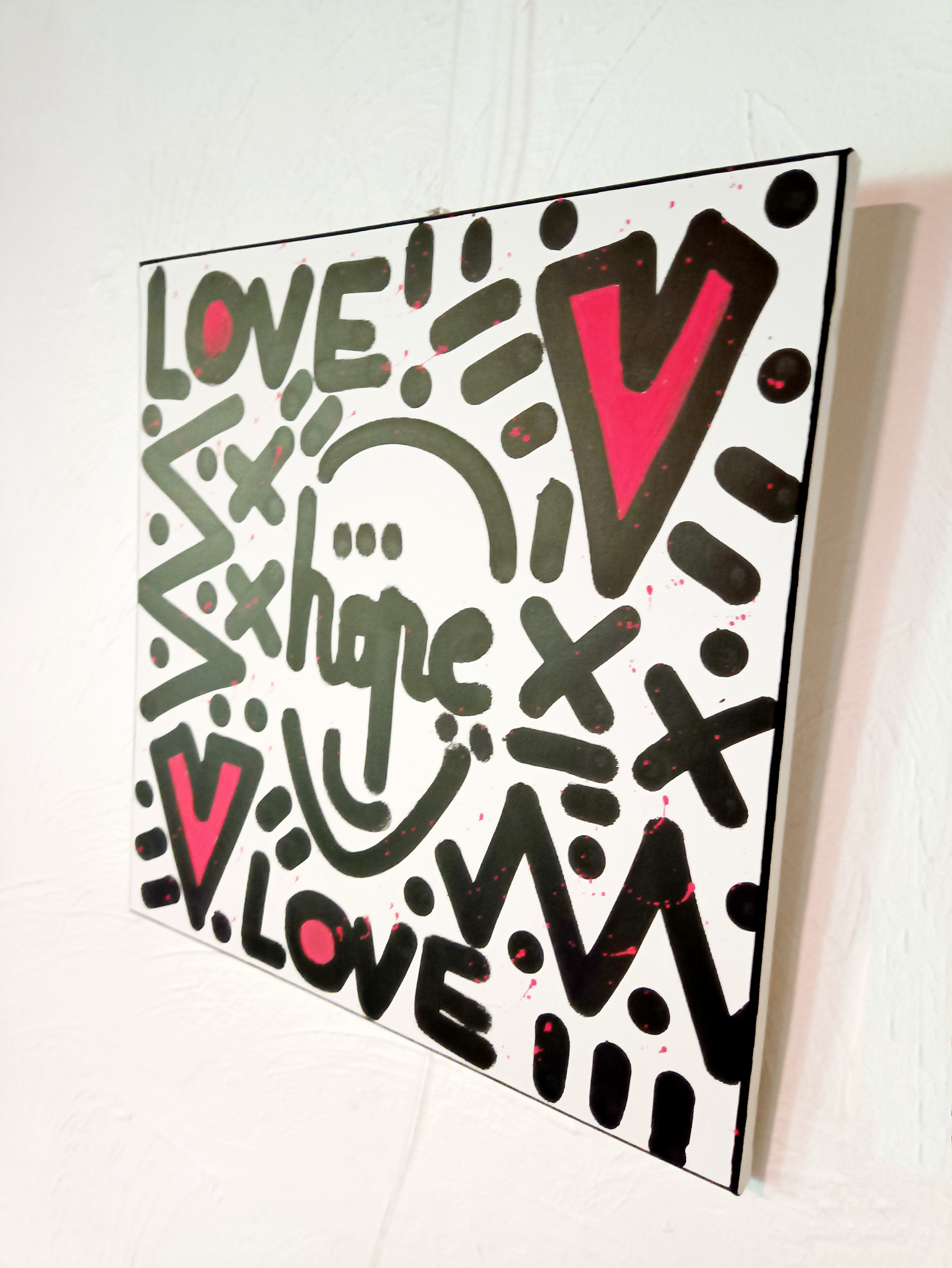 Mr Hope, Heart love, painting - Artalistic online contemporary art buying and selling gallery