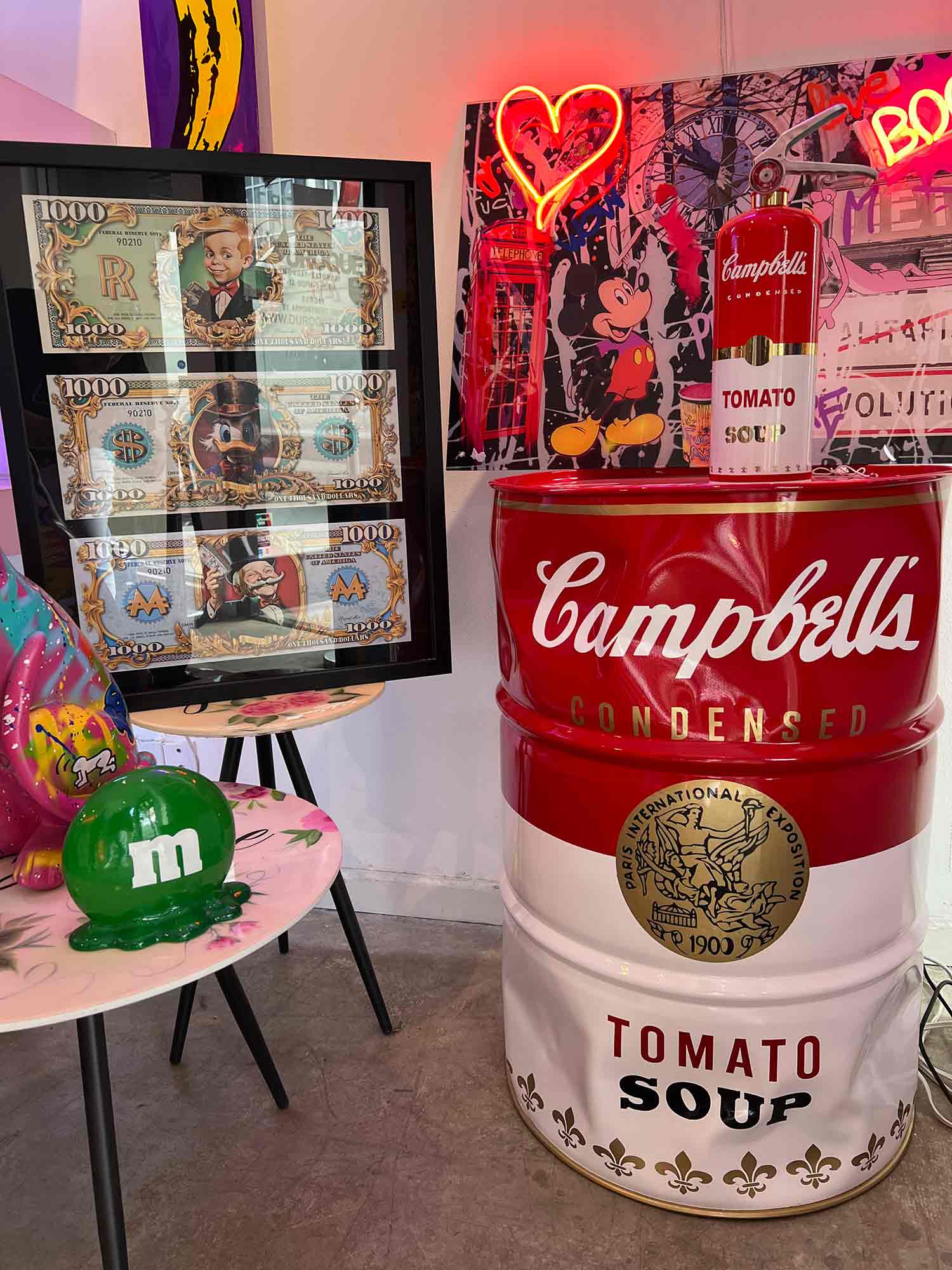 Guillaume Anthony, Baril Campbell's tomato soup, sculpture - Galerie de vente et d’achat d’art contemporain en ligne Artalistic