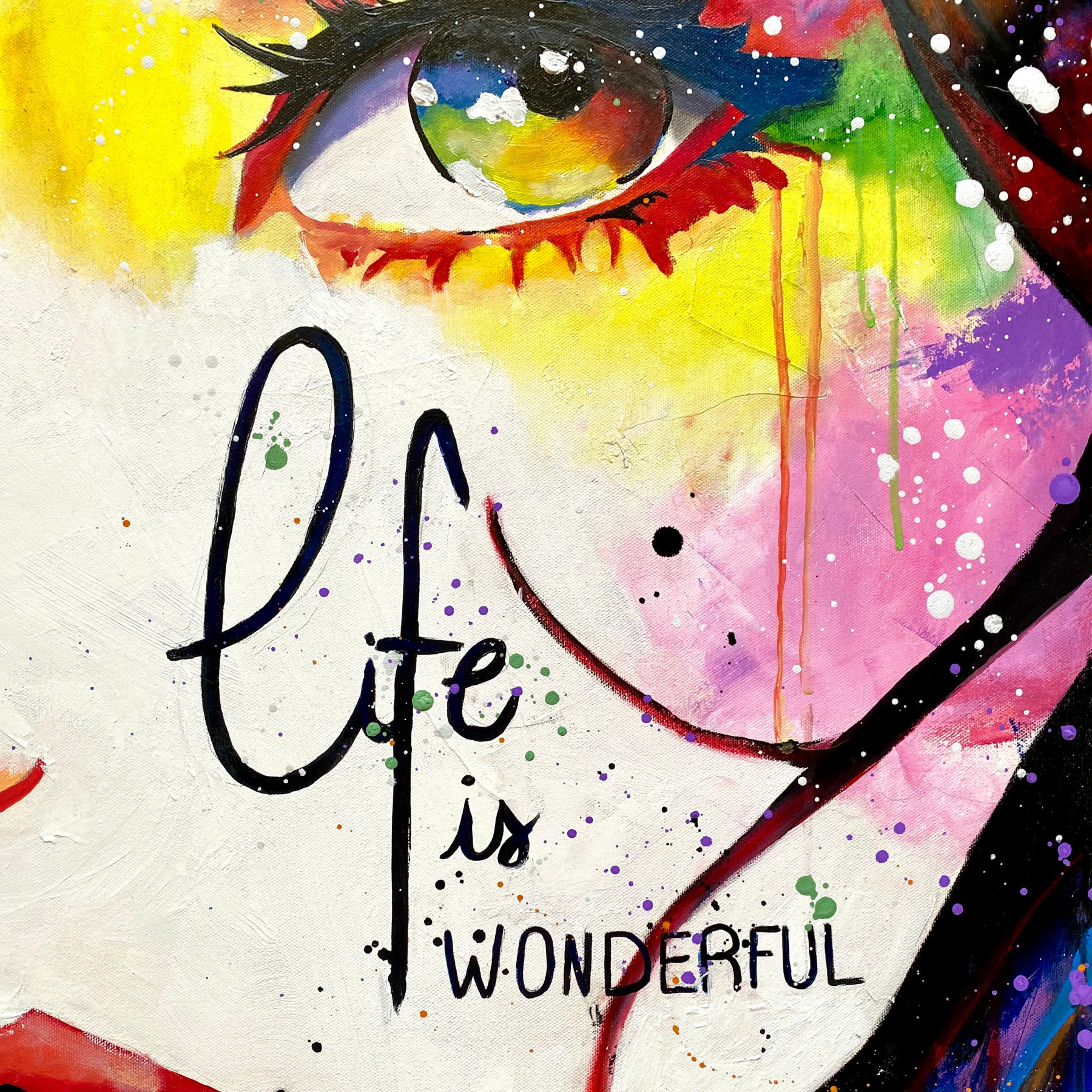 Pauline Cornée, Life is beautiful, painting - Artalistic online contemporary art buying and selling gallery