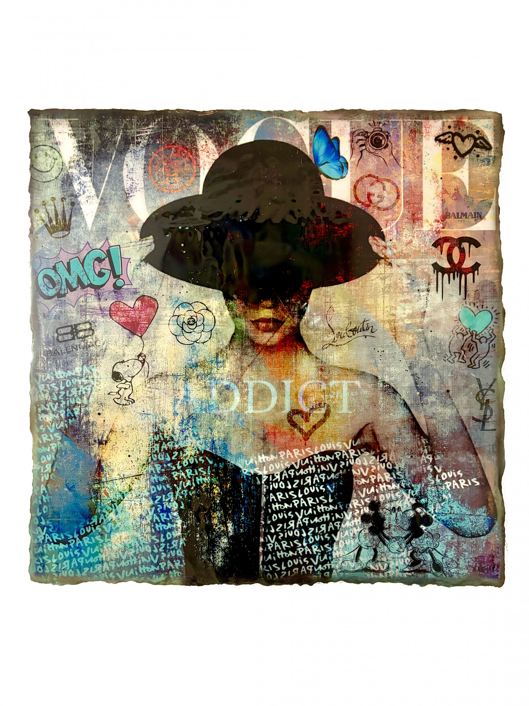 N.Nathan, #Vogue addict, painting - Artalistic online contemporary art buying and selling gallery