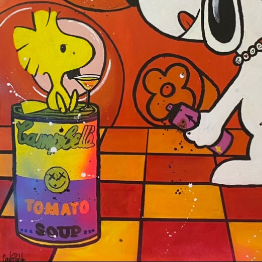 Pauline Cornée, Snoopy, painting - Artalistic online contemporary art buying and selling gallery