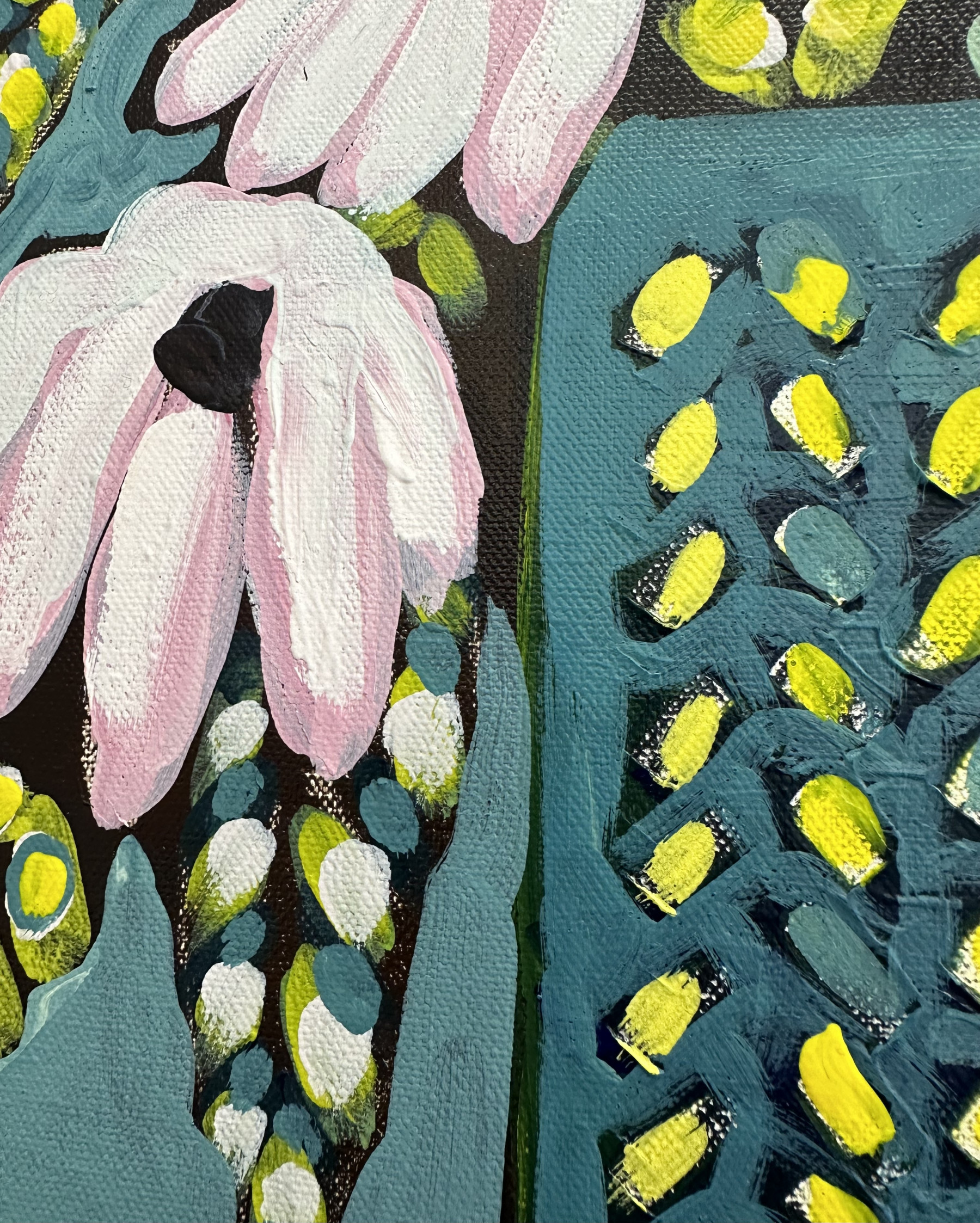 Sophie Gardin, Bouquet blanc, painting - Artalistic online contemporary art buying and selling gallery