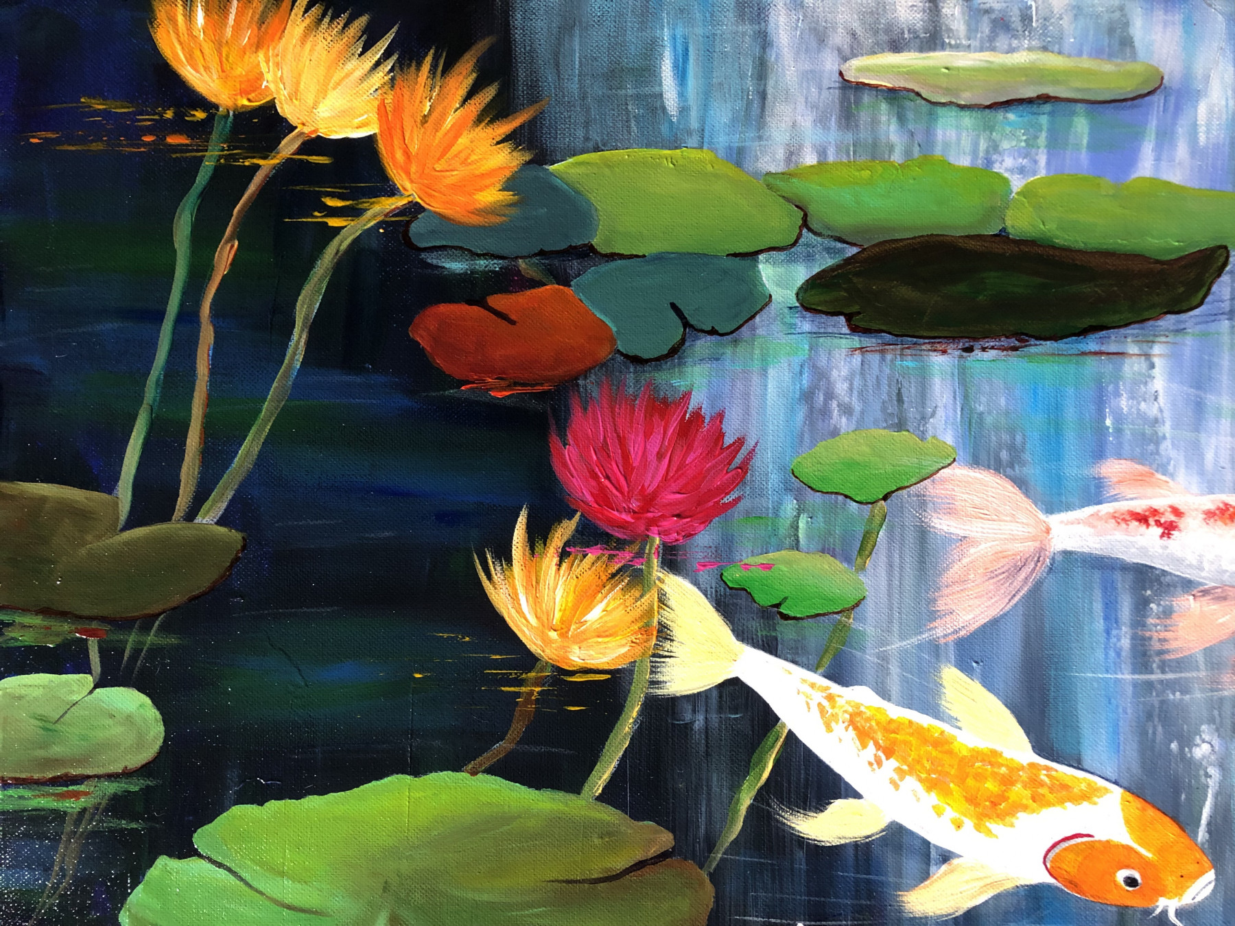 Françoise Augustine, Jardin d'hiver, painting - Artalistic online contemporary art buying and selling gallery
