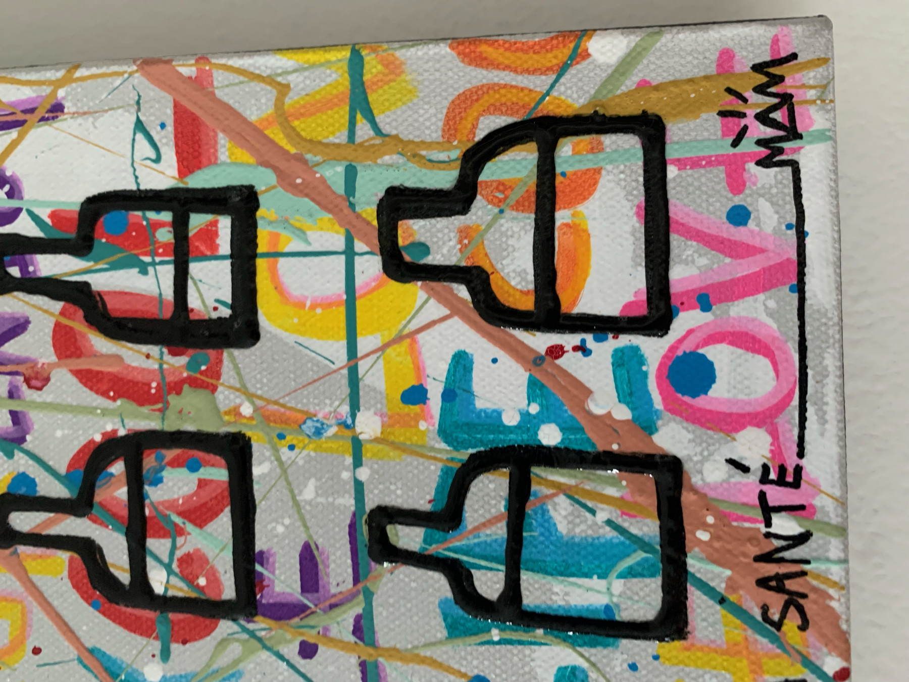 Mam, Abus de couleurs, painting - Artalistic online contemporary art buying and selling gallery