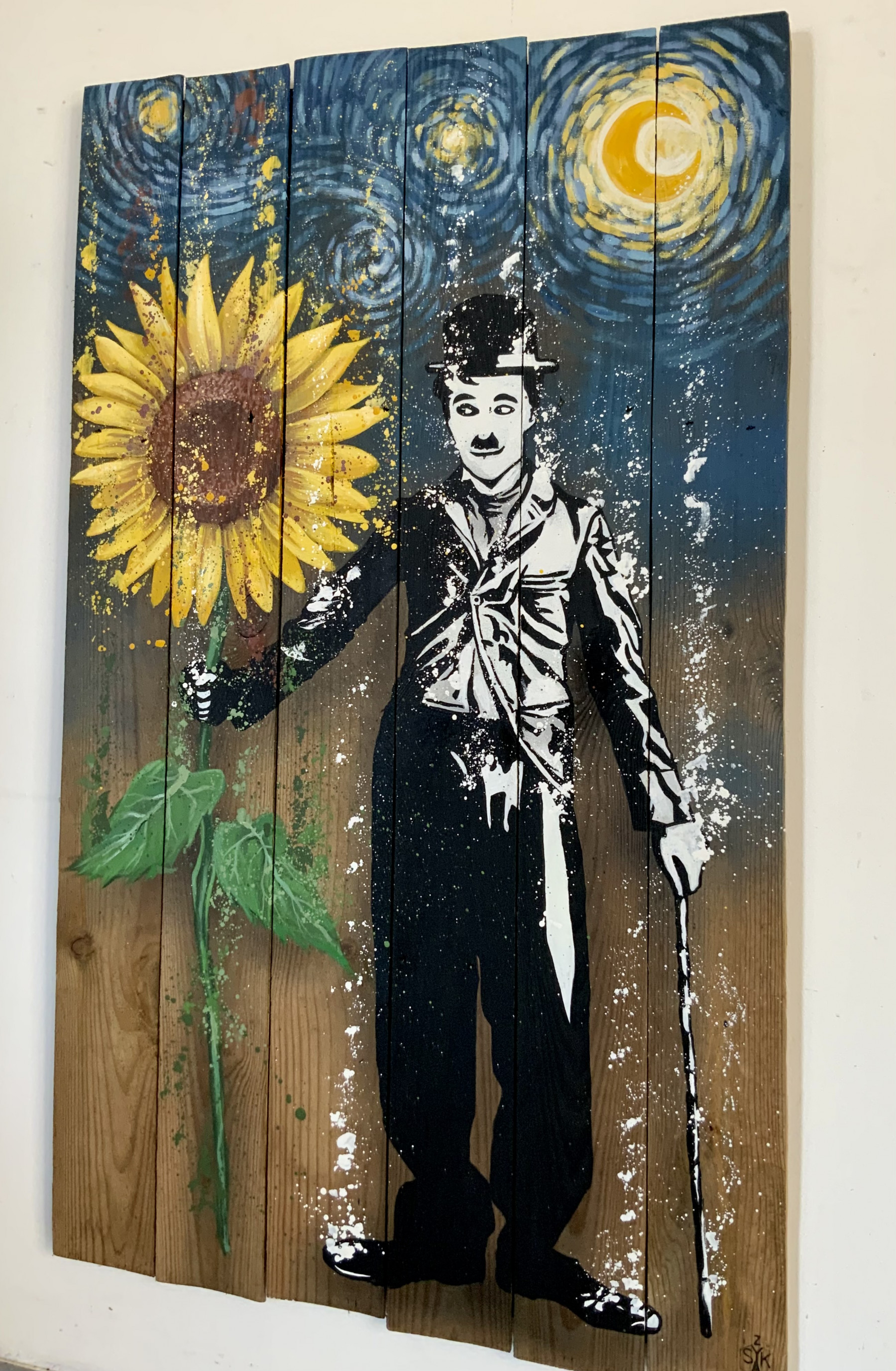 Skayzoo, Le Tournesol, painting - Artalistic online contemporary art buying and selling gallery