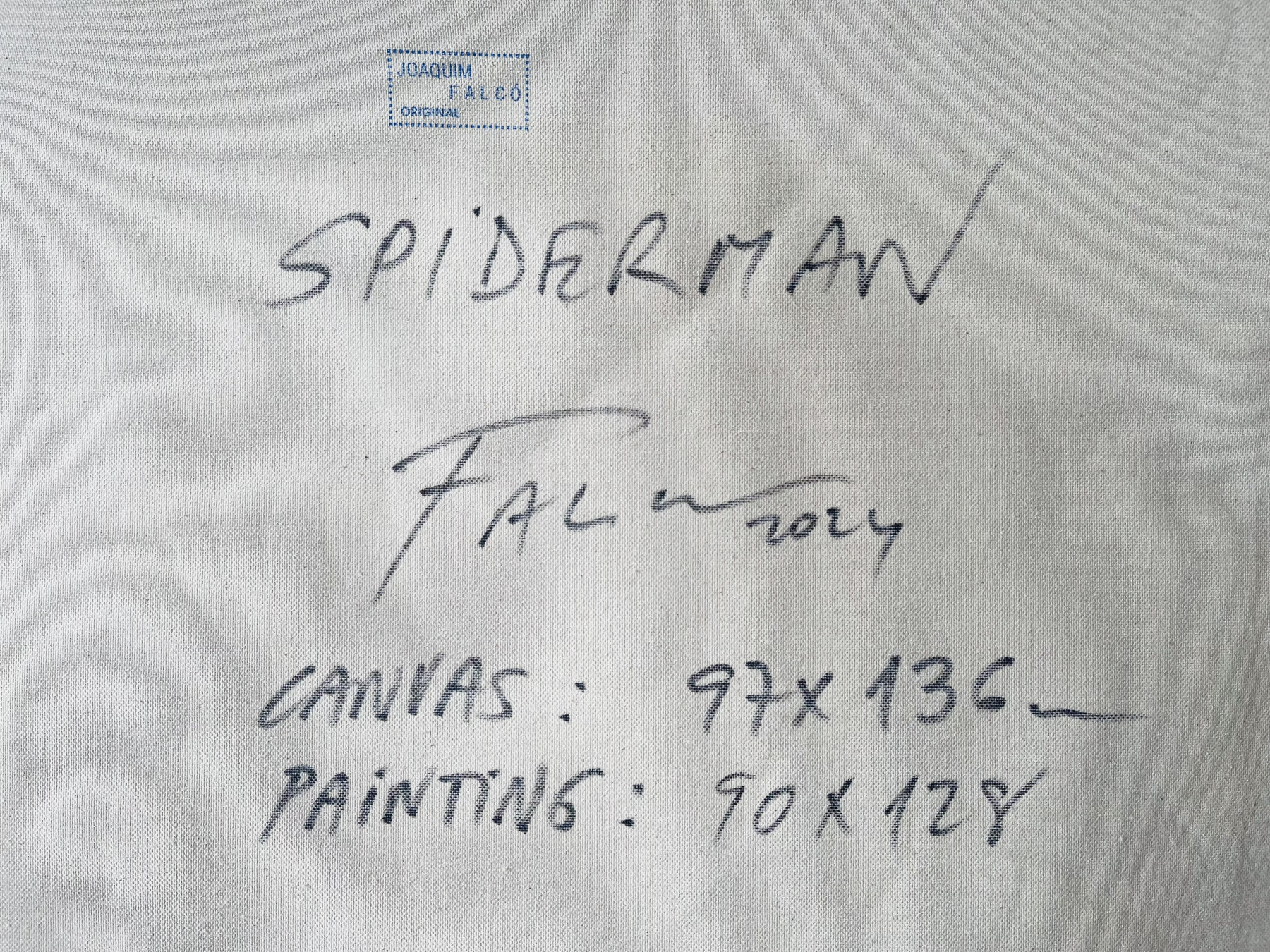 Joaquim Falco, Spiderman, painting - Artalistic online contemporary art buying and selling gallery
