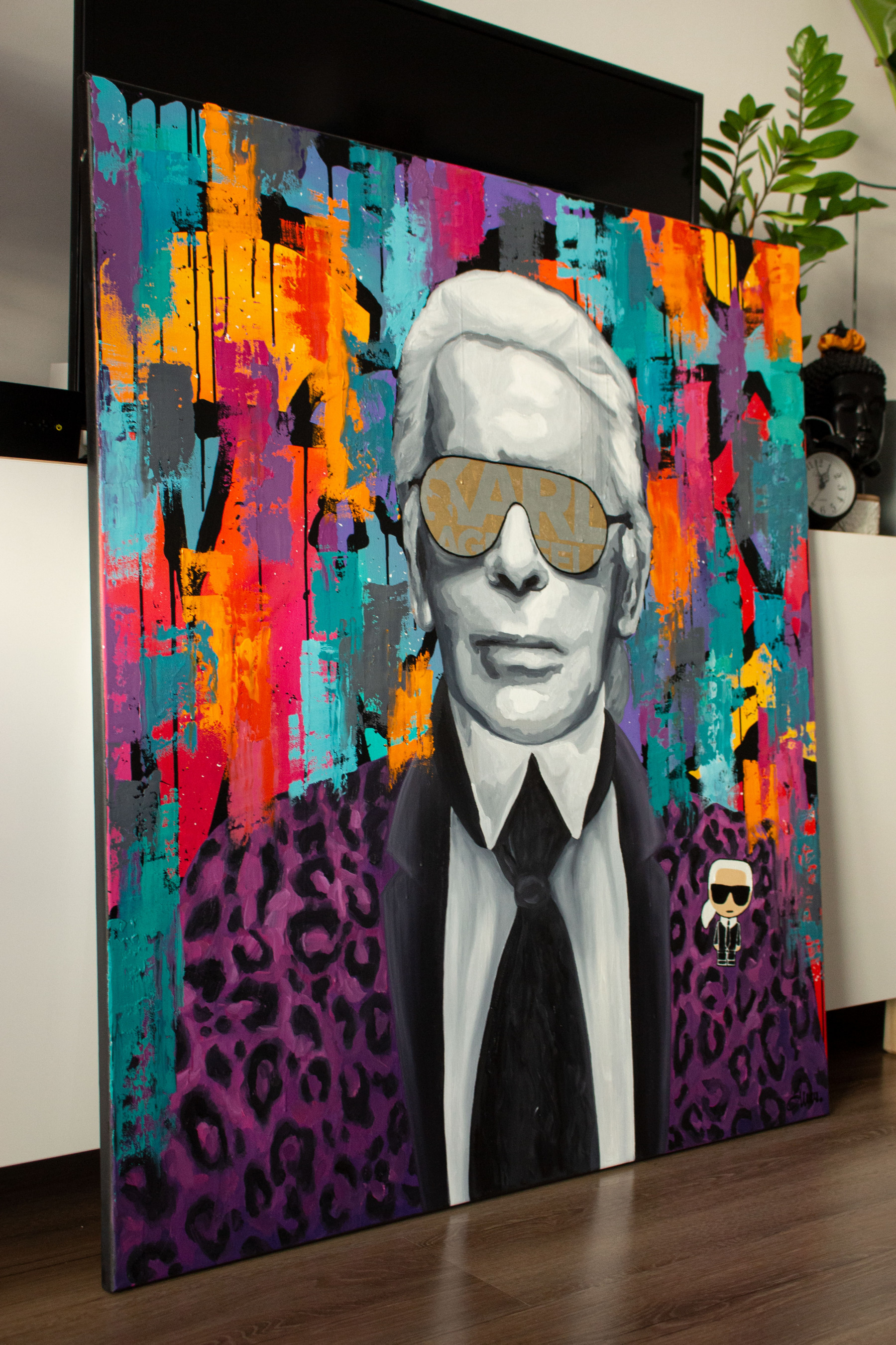 Monika Mrowiec, Just Karl, painting - Artalistic online contemporary art buying and selling gallery