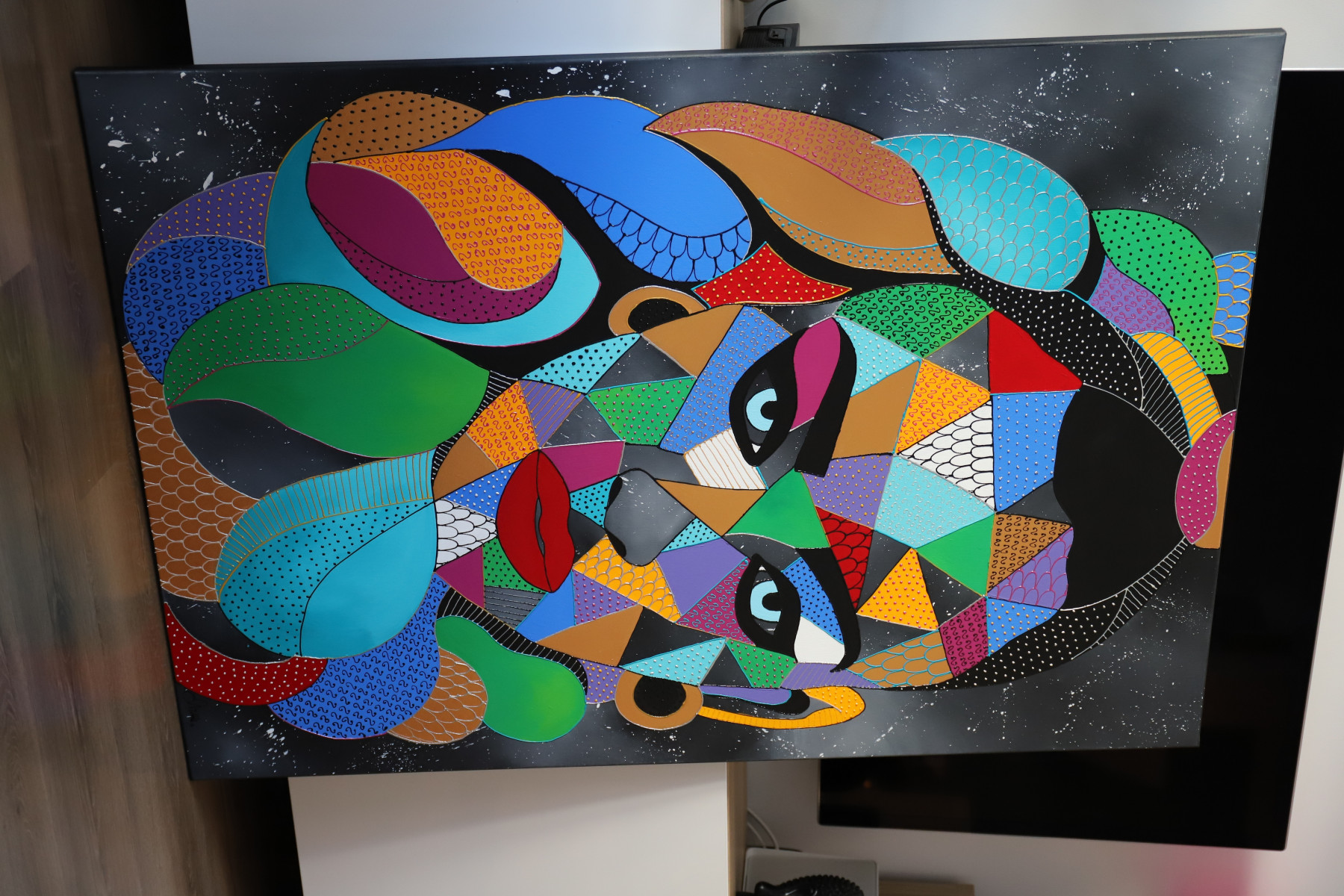 Monika Mrowiec, The power of gaze, painting - Artalistic online contemporary art buying and selling gallery