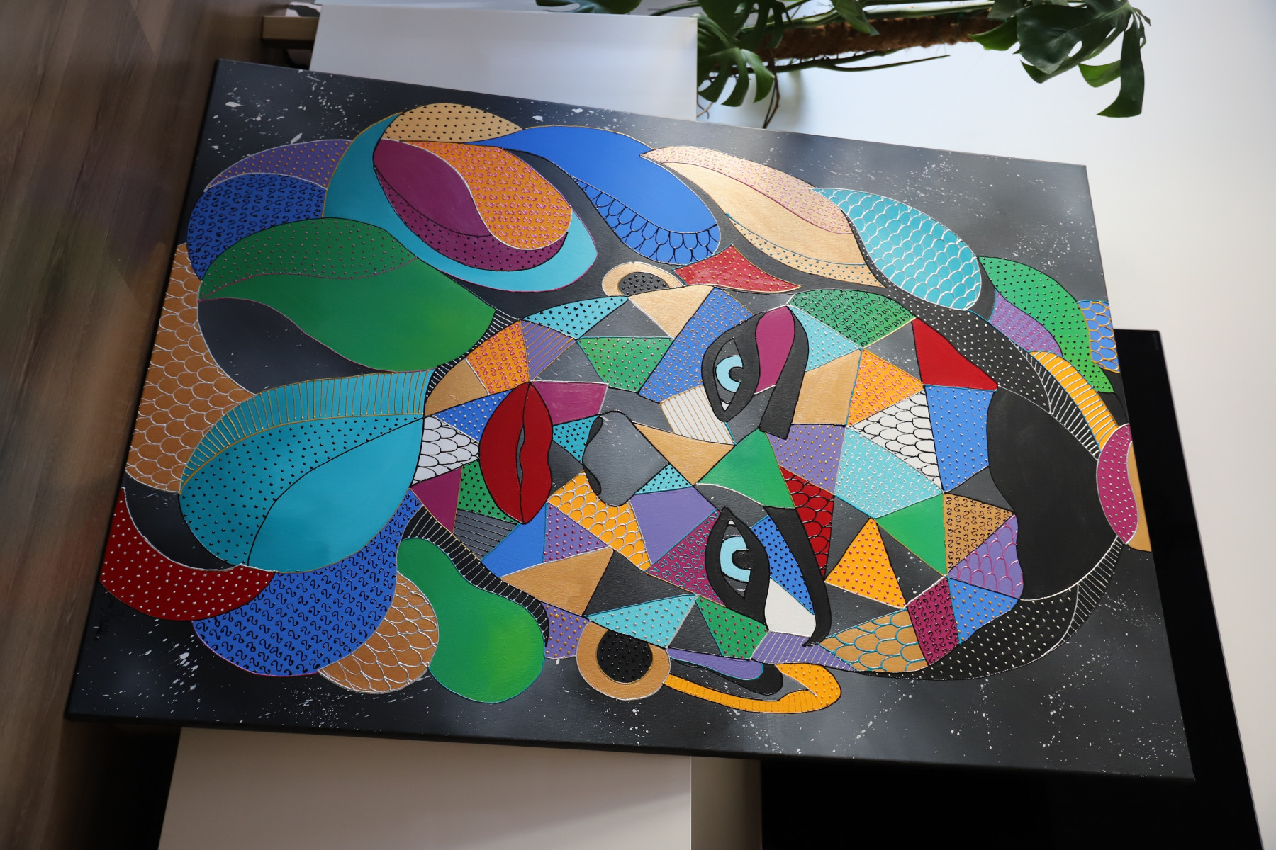 Monika Mrowiec, The power of gaze, painting - Artalistic online contemporary art buying and selling gallery