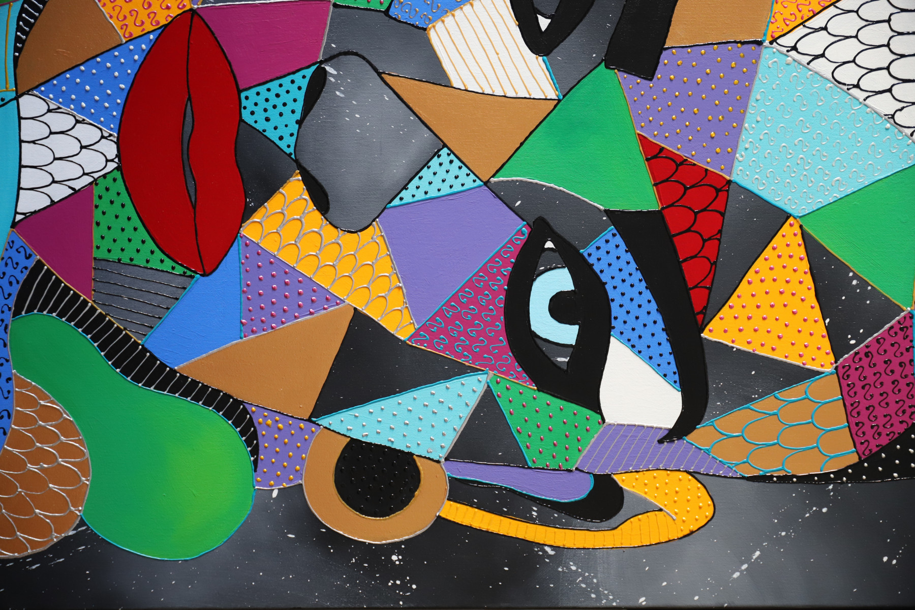 Monika Mrowiec, The power of gaze, painting - Artalistic online contemporary art buying and selling gallery