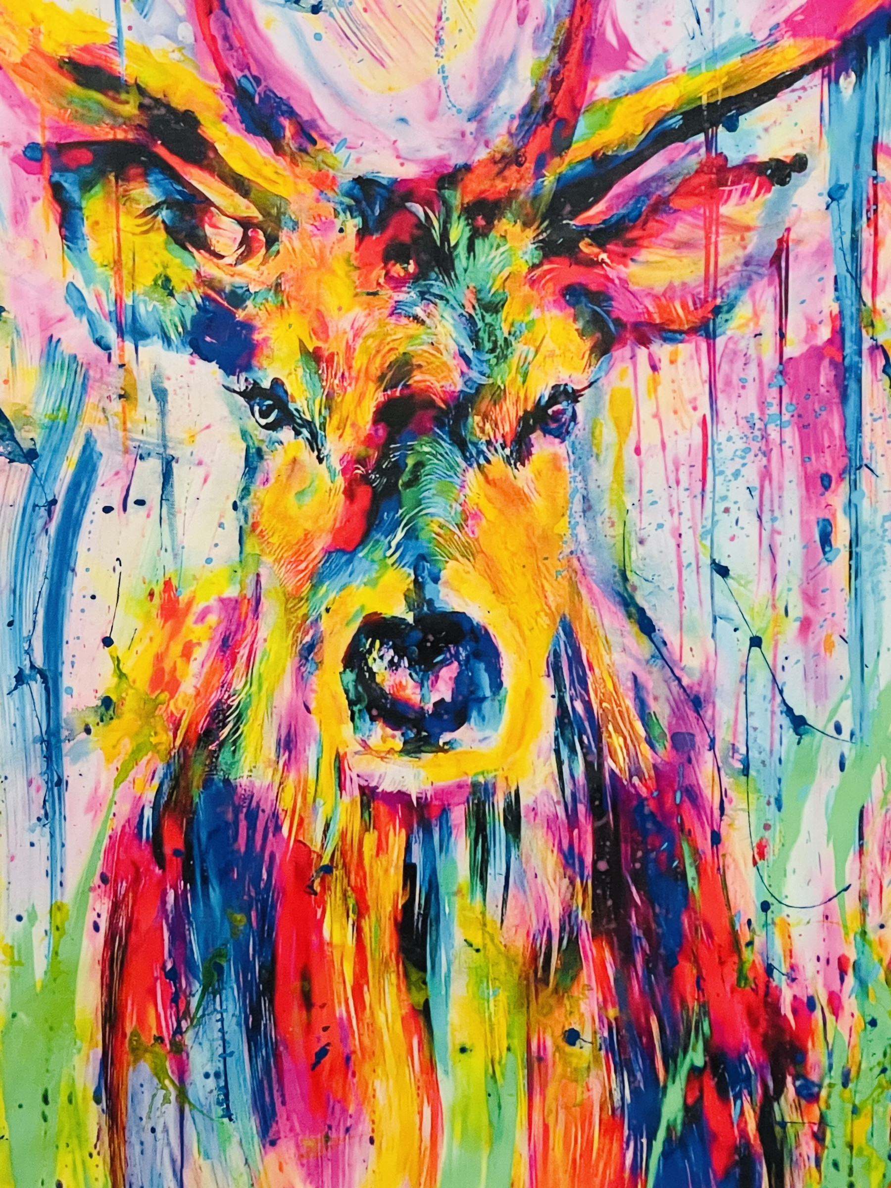 Joaquim Falco, Reindeer, painting - Artalistic online contemporary art buying and selling gallery