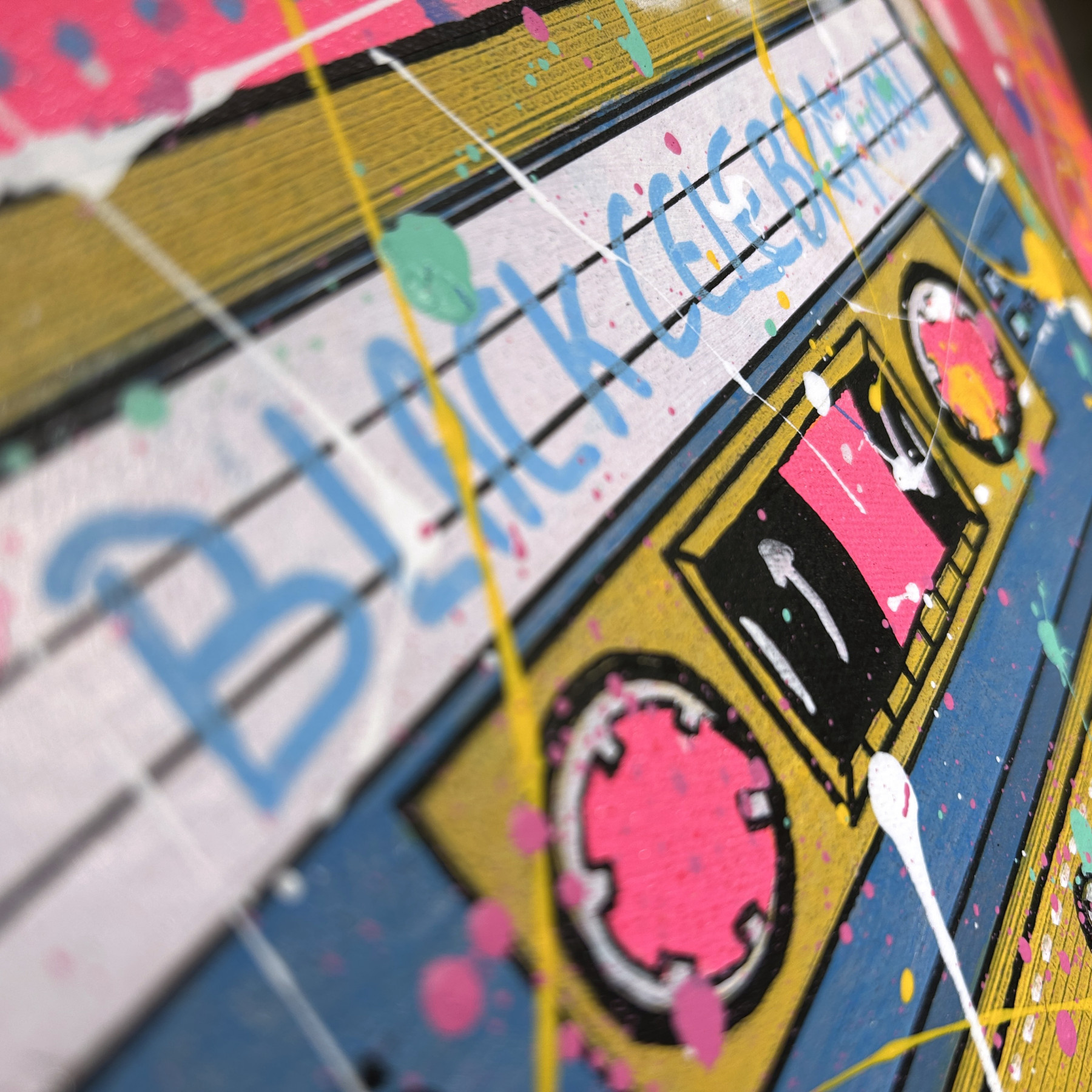Secam, K7 pink, painting - Artalistic online contemporary art buying and selling gallery