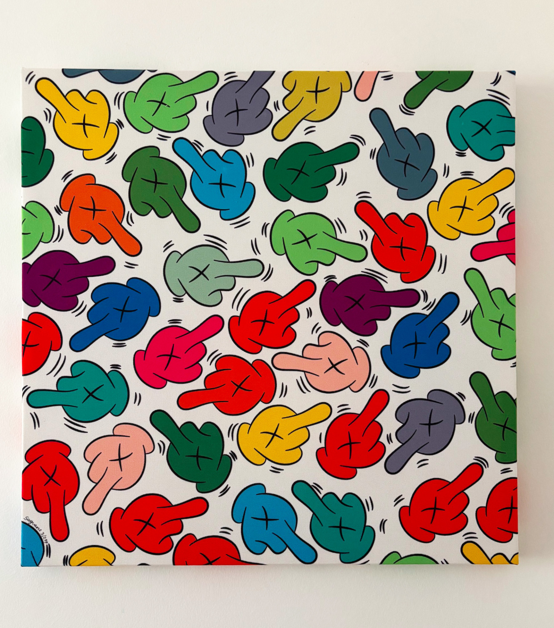 Sagrasse, Kaos, painting - Artalistic online contemporary art buying and selling gallery