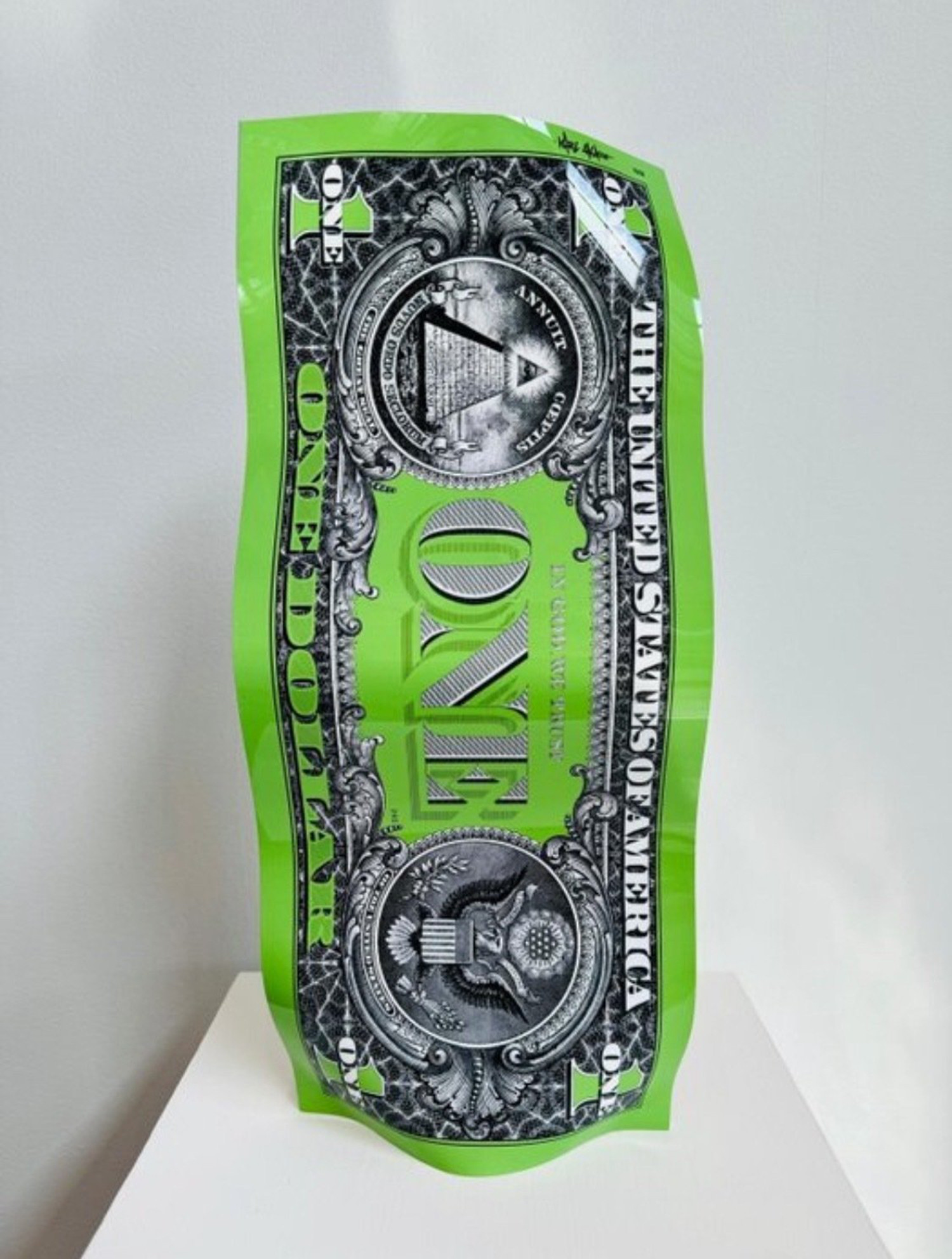 Karl Lagasse, One dollar apple, sculpture - Artalistic online contemporary art buying and selling gallery
