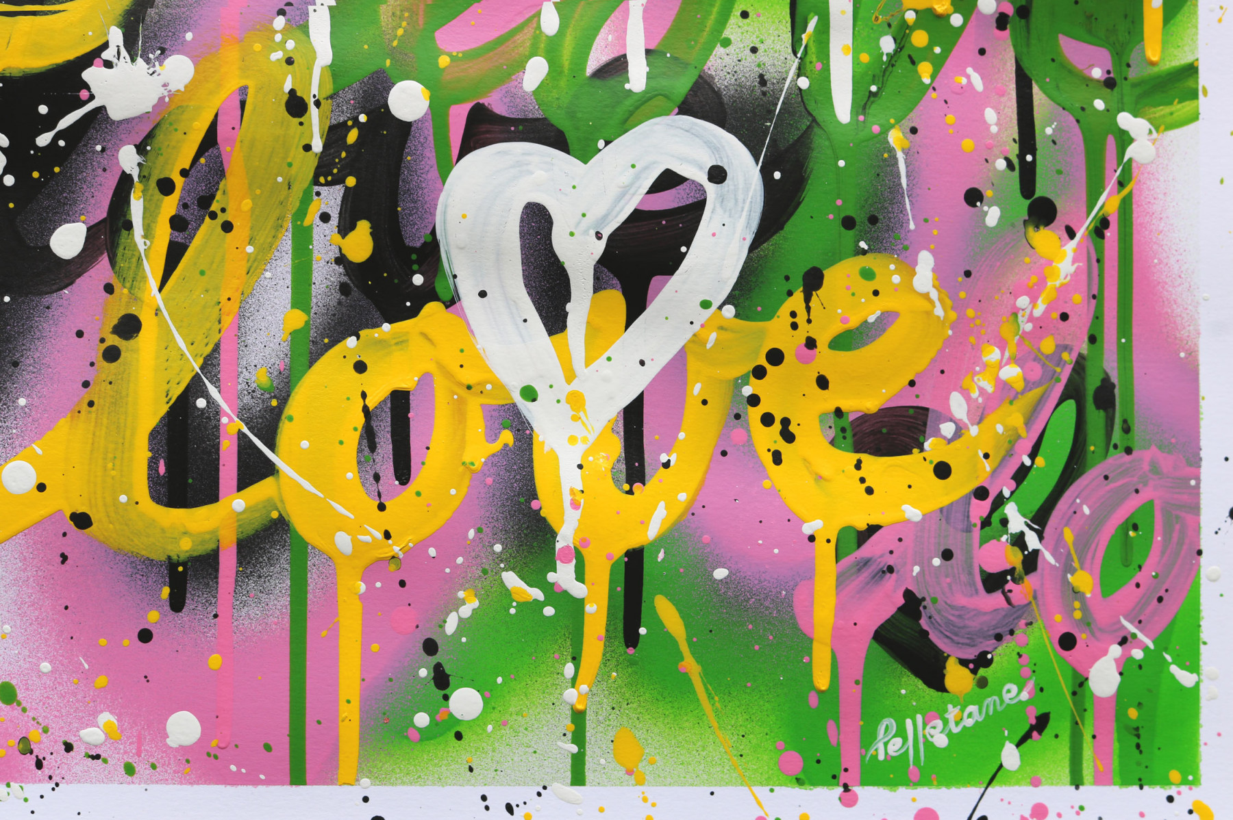 Isabelle Pelletane, Love love 12, painting - Artalistic online contemporary art buying and selling gallery