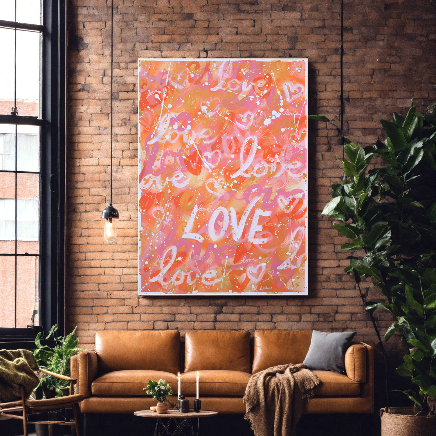 Isabelle Pelletane, Love Love 22, peinture - Artalistic online contemporary art buying and selling gallery