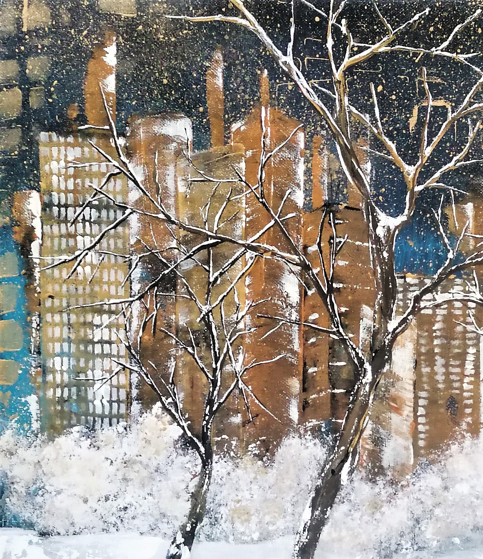 Anne Robin, L'arche d'or, painting - Artalistic online contemporary art buying and selling gallery