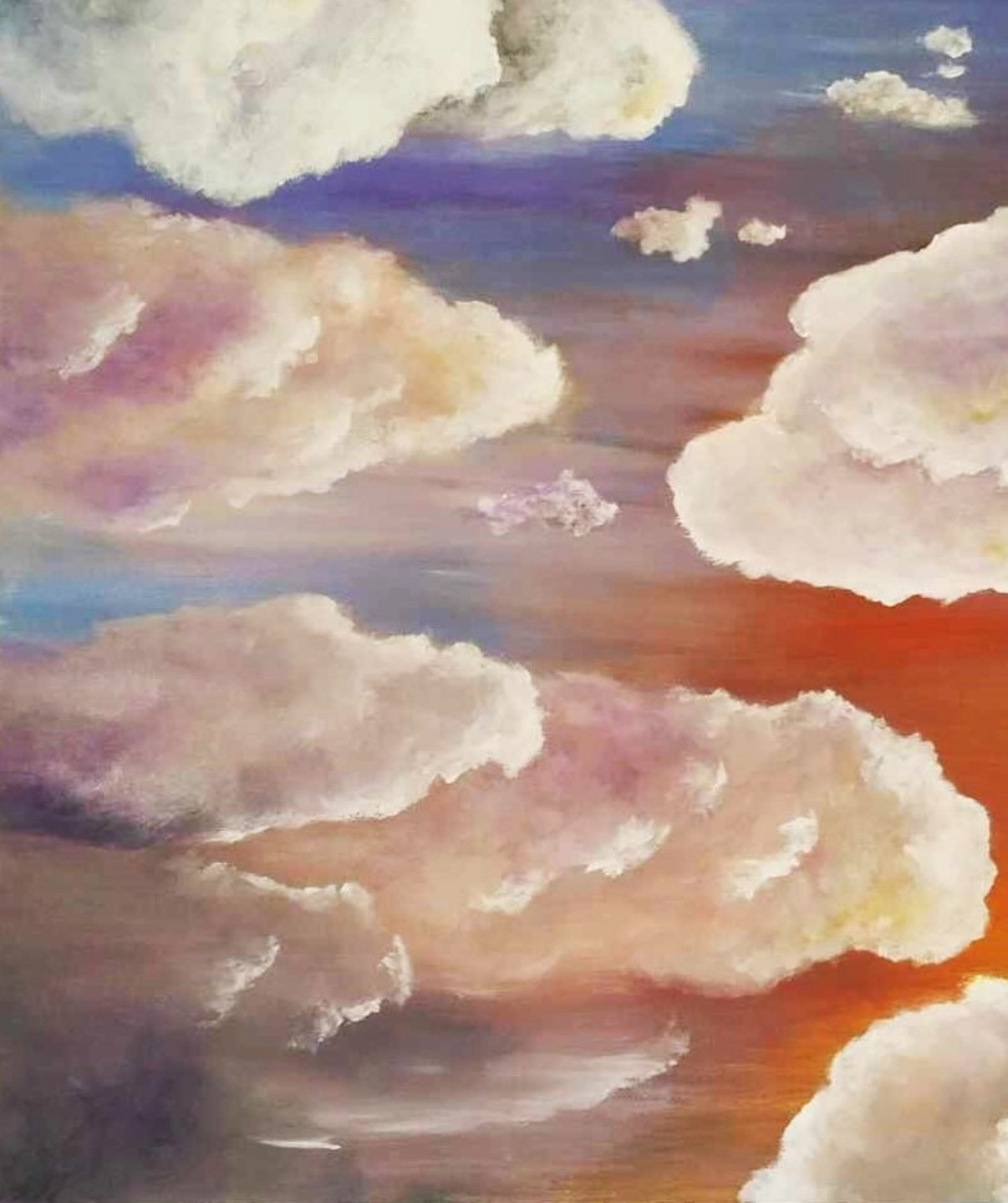Anne Robin, L'instant du crépuscule, painting - Artalistic online contemporary art buying and selling gallery