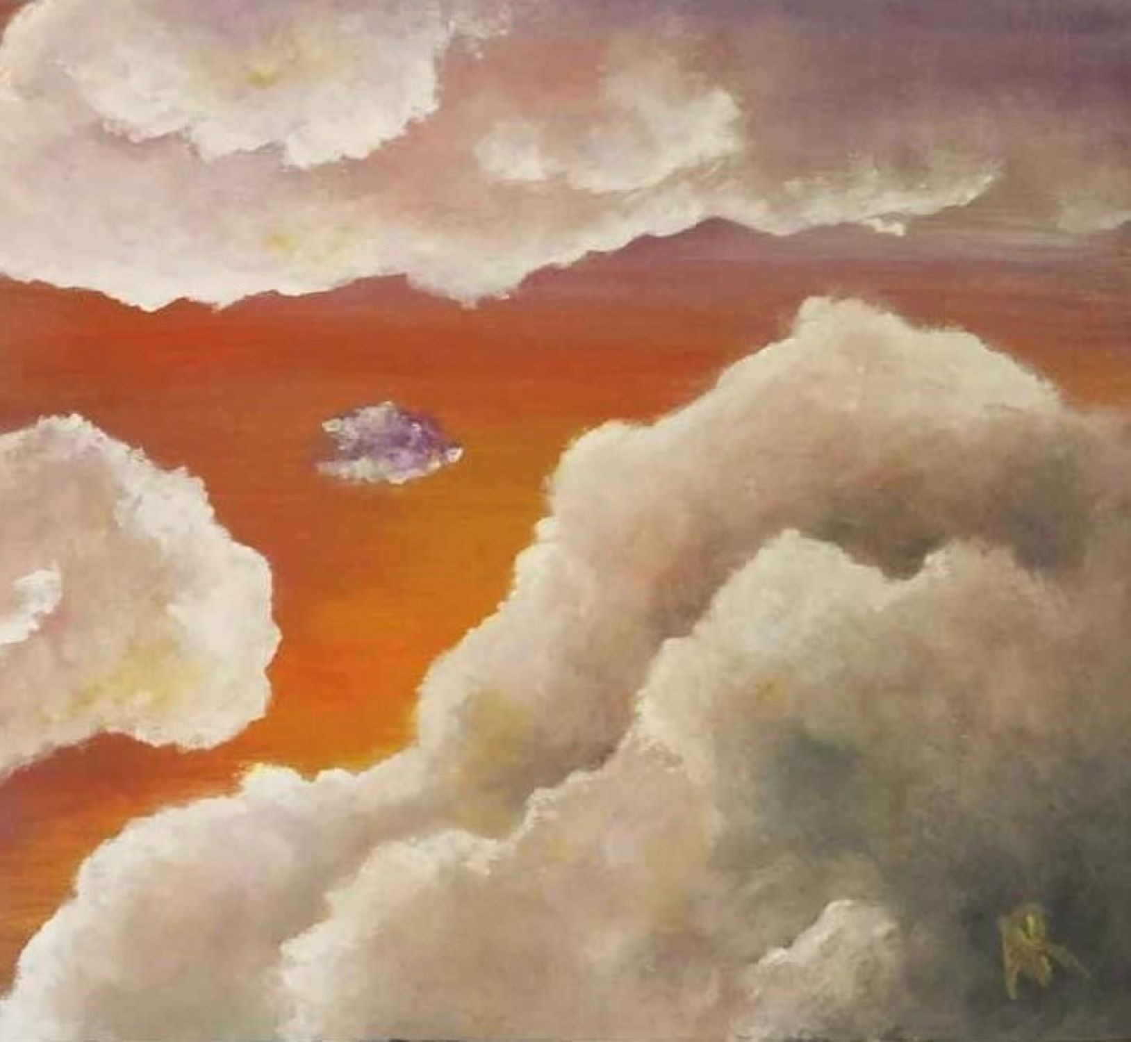 Anne Robin, L'instant du crépuscule, painting - Artalistic online contemporary art buying and selling gallery